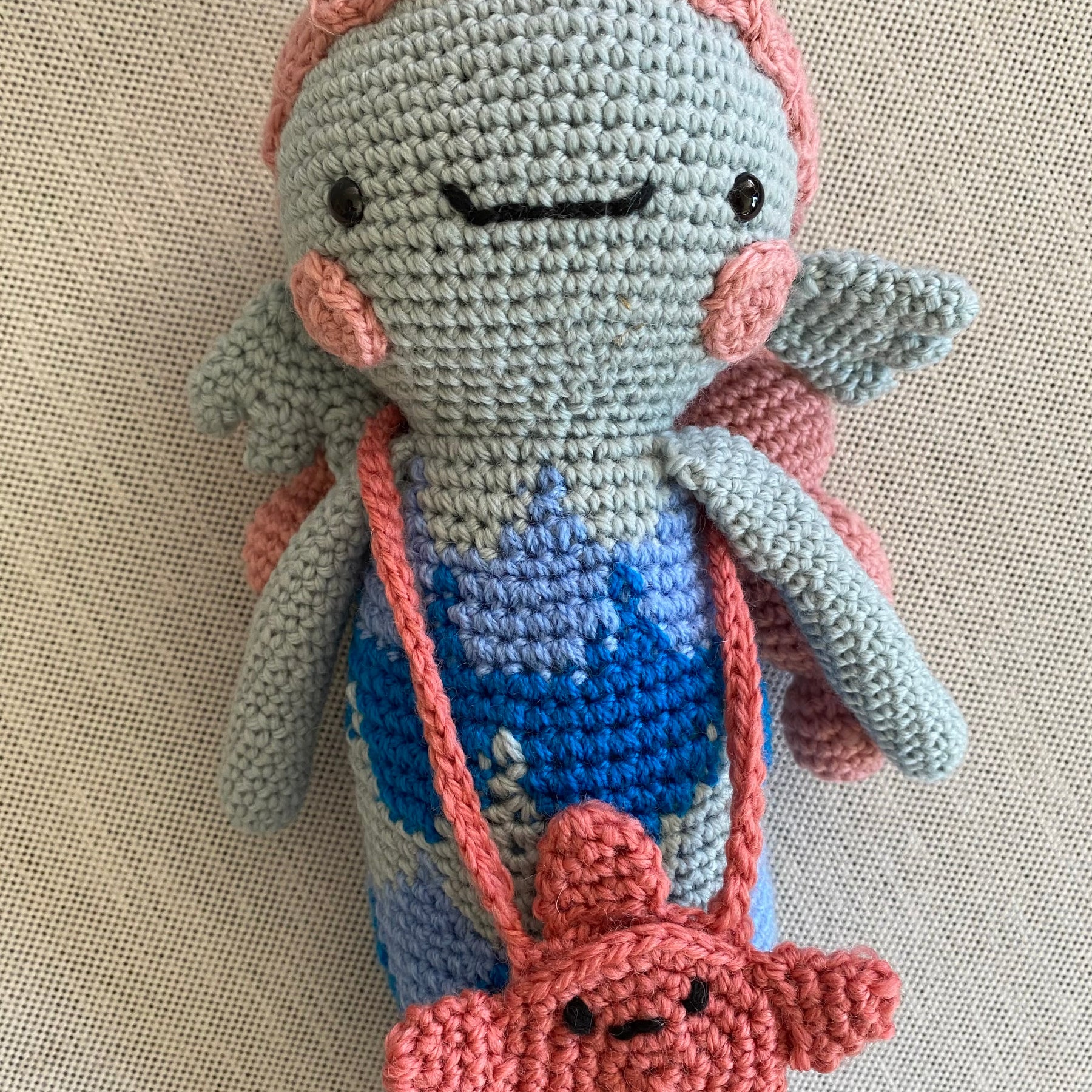 Mia the Mermaid - crocheted toy