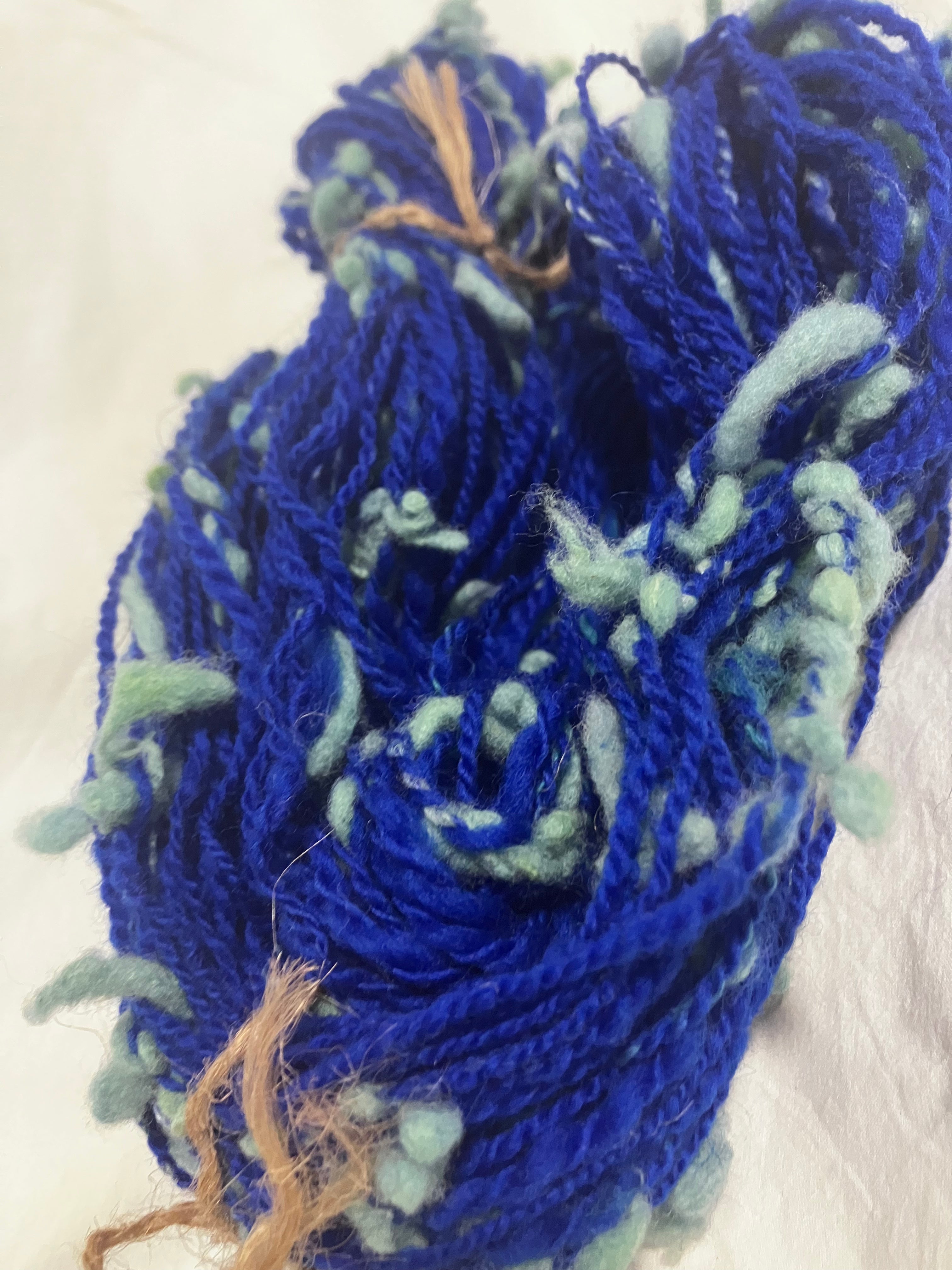 Romney wool ‘Wild seaweed’
