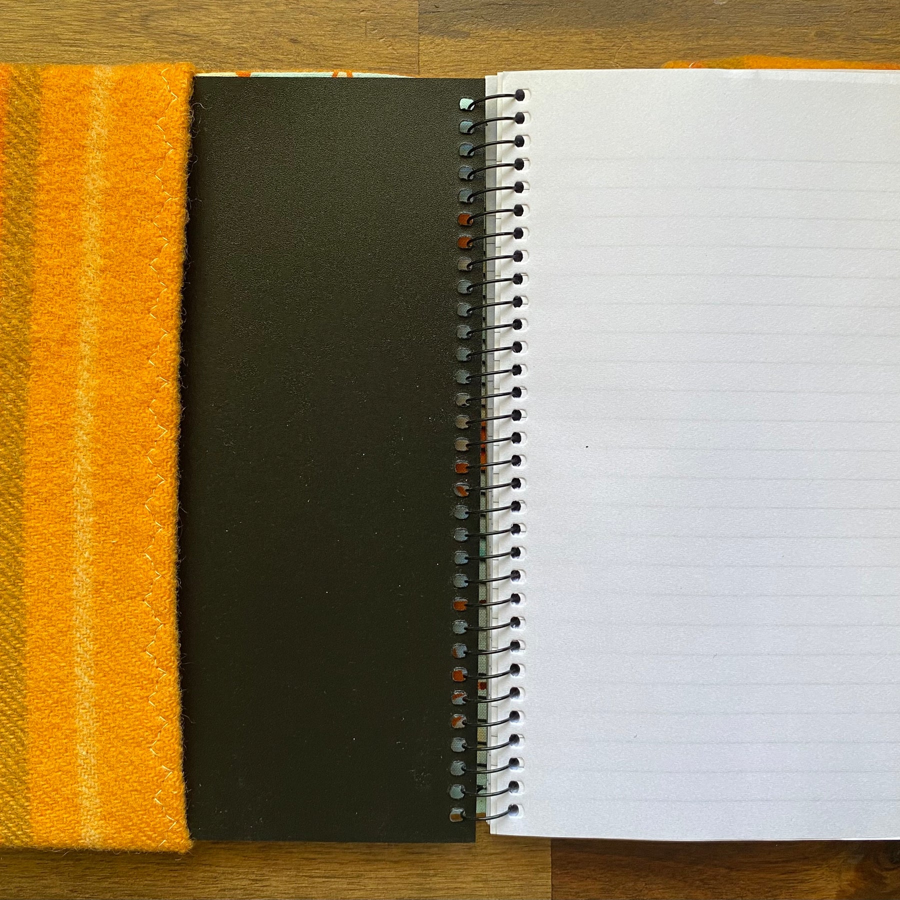 A5 Upcycled Notebook Kombi - Orange