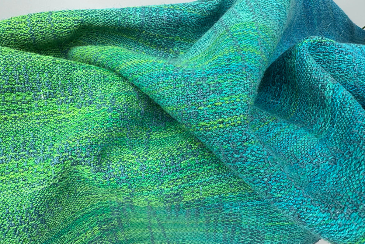 Hand-Dyed and Handwoven Linen/Cotton Tea Towels with Individuality