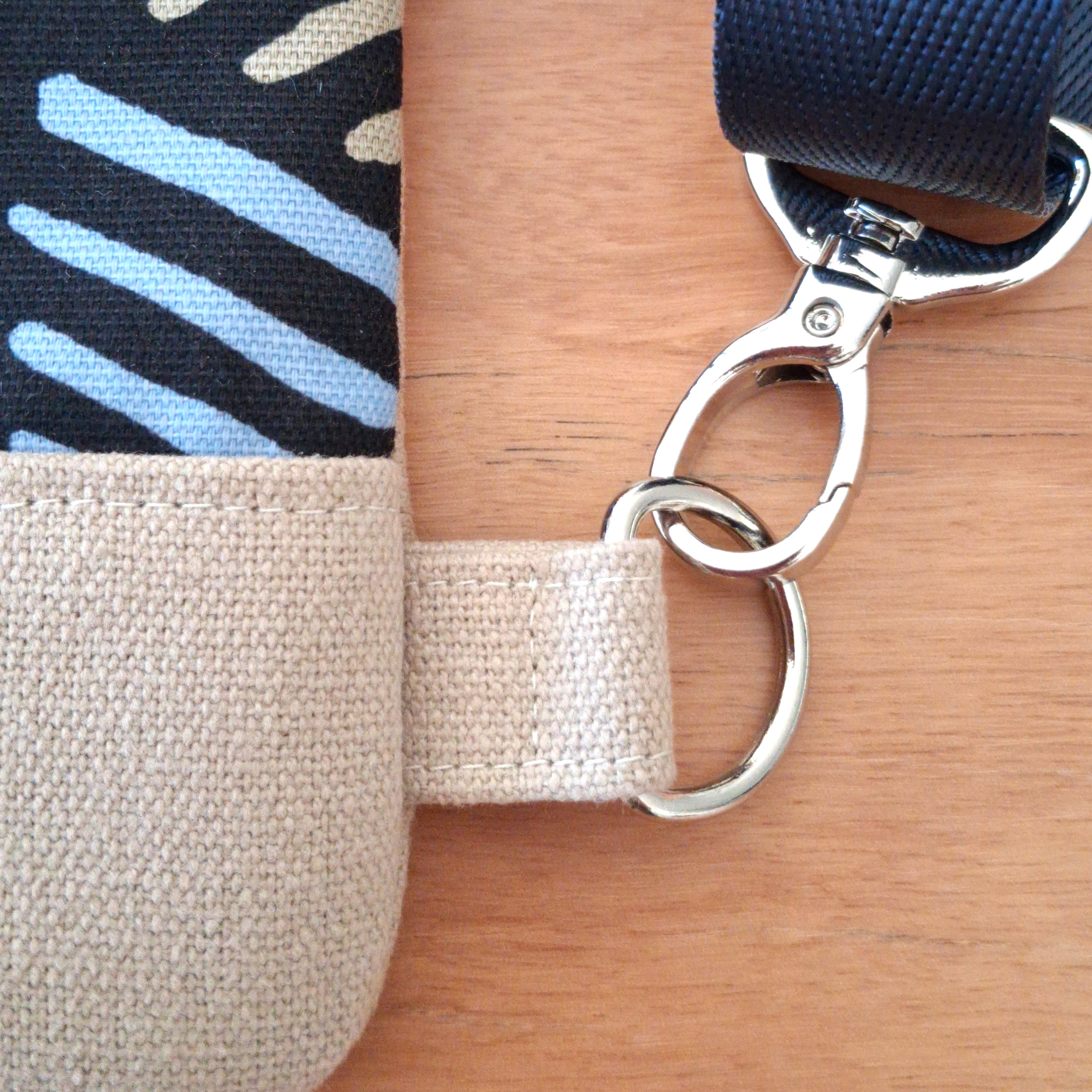 Crossbody Sling – Mini Traveller - Geometric Blues