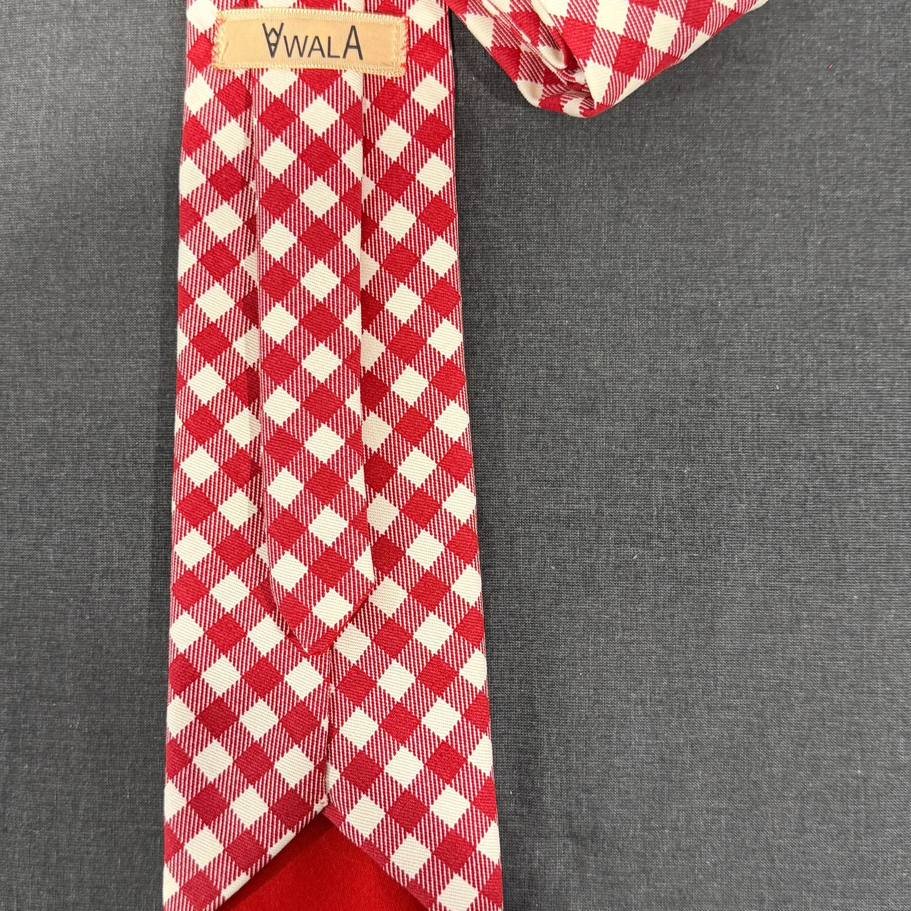 Neck Tie - Red Check