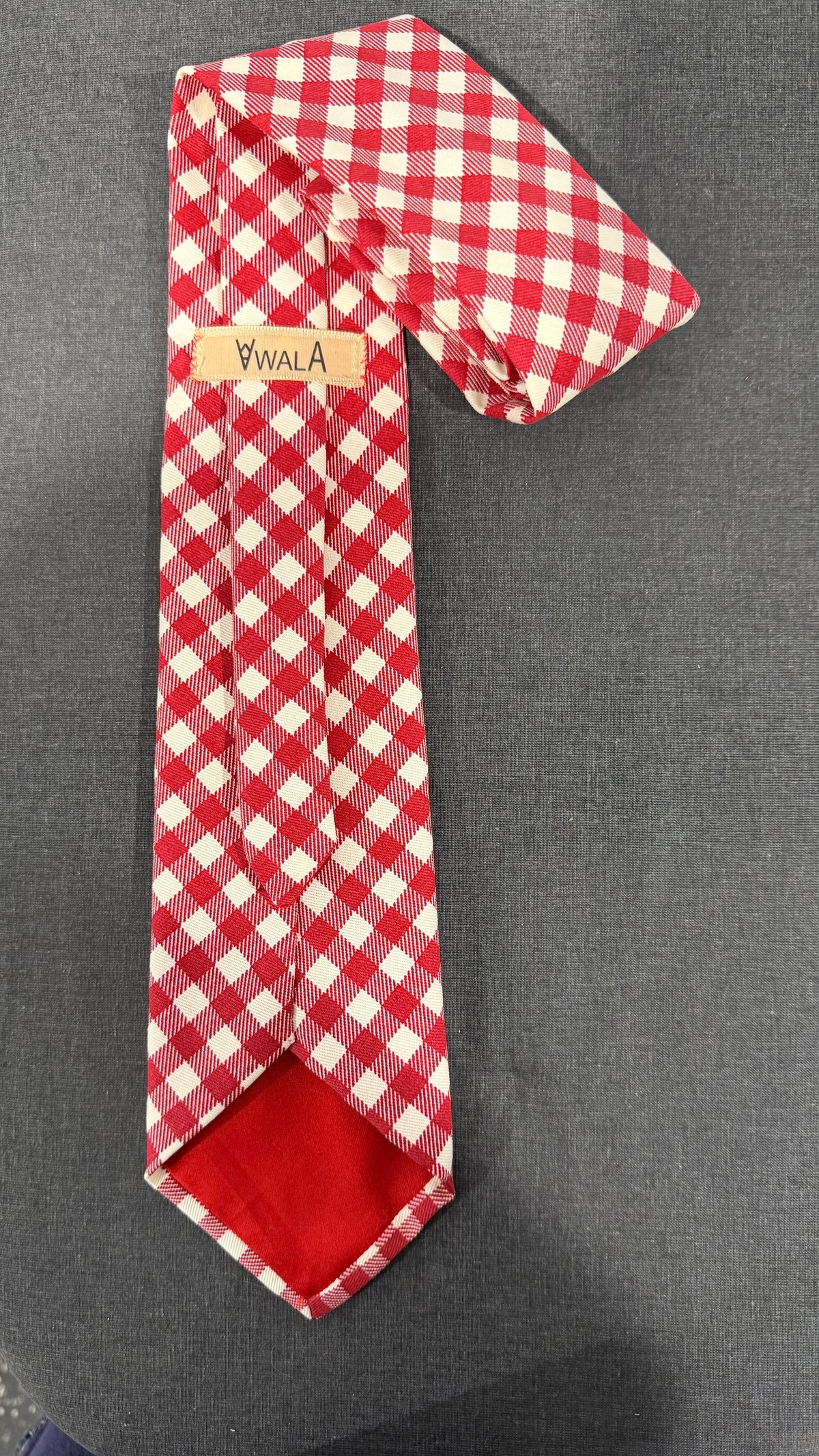 Neck Tie - Red Check