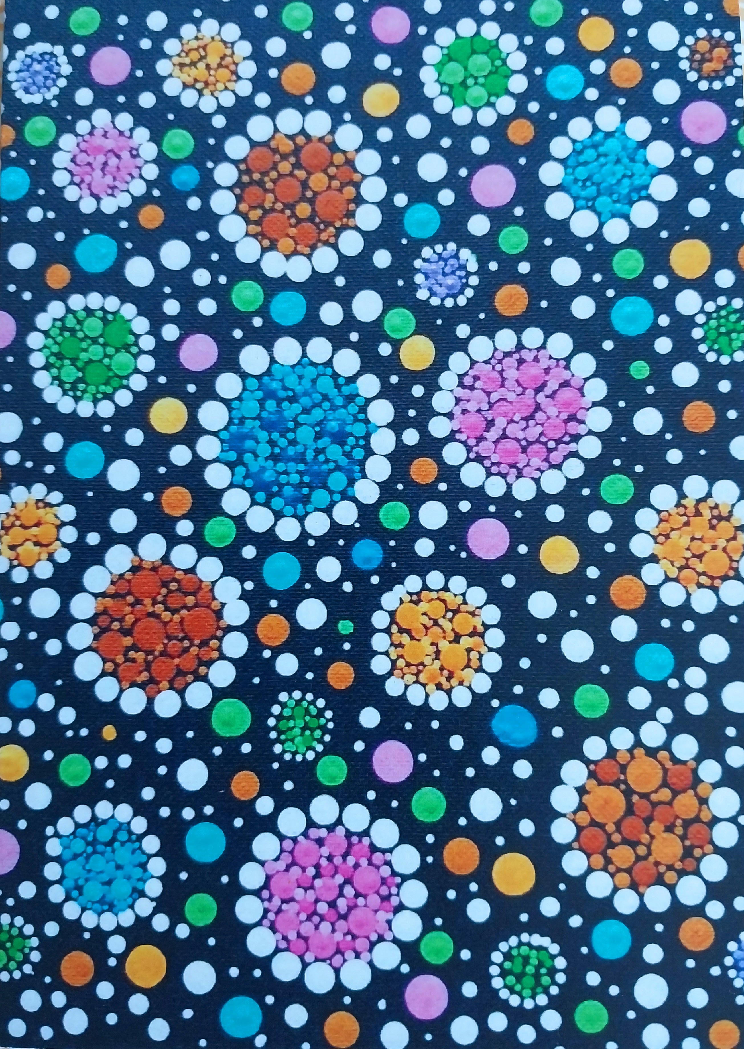 Circles Blank Greeting Card