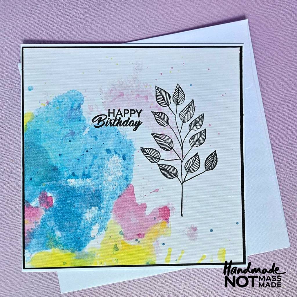 "Happy birthday", simple & elegant, birthday card