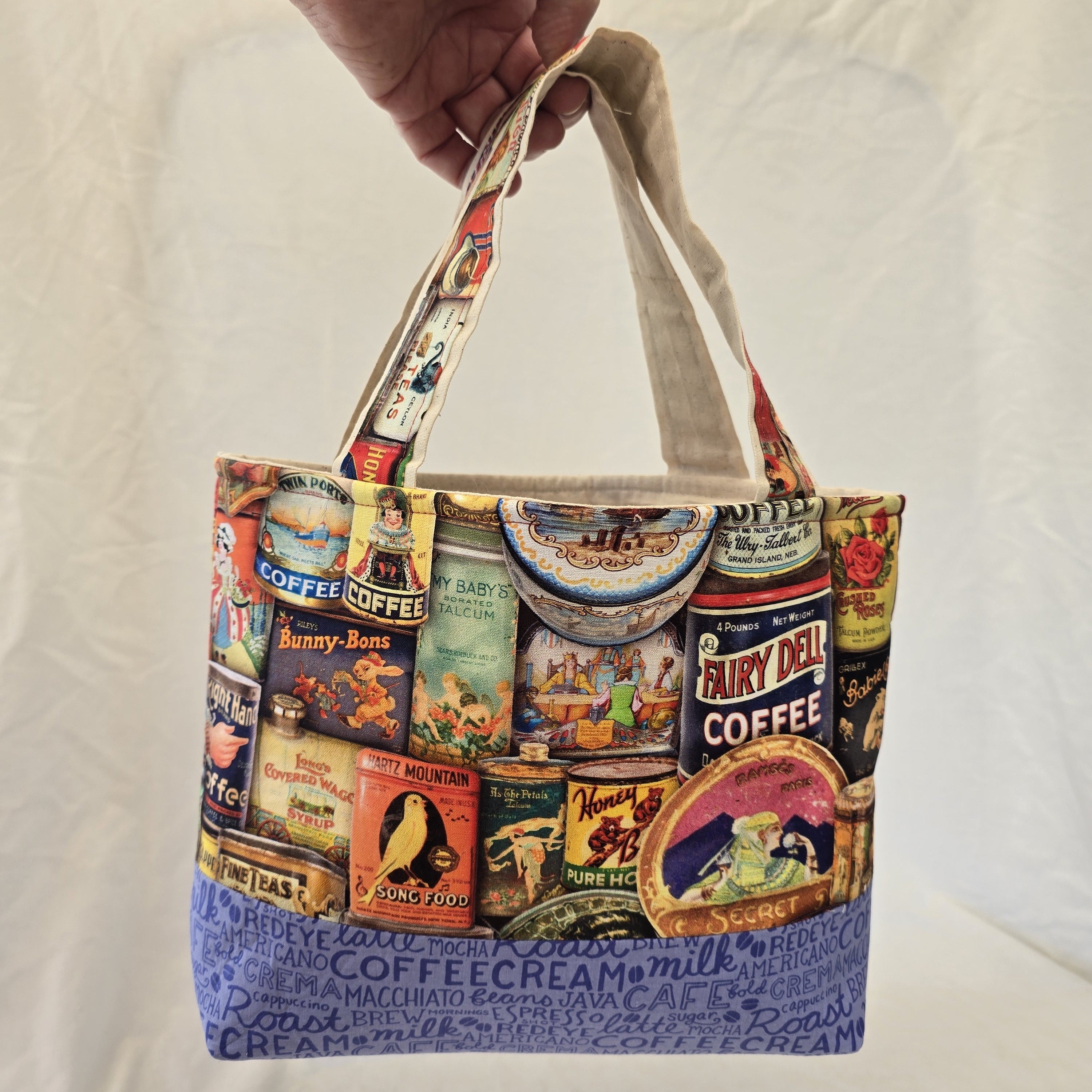 Handmade | Classic Handbag | Coffee Print | Coffee and Cafe Collection