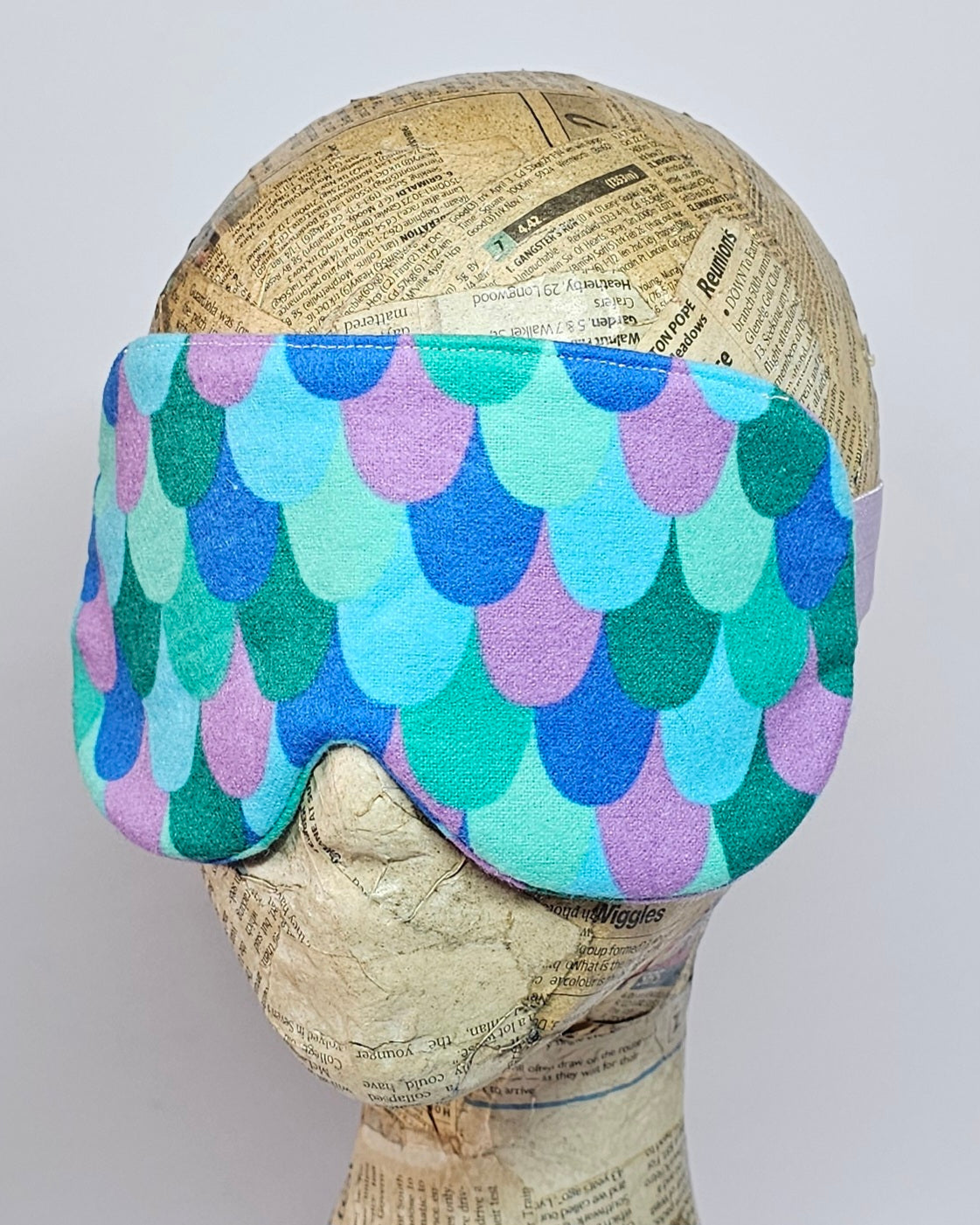 Sleep mask soft flannelette adult size