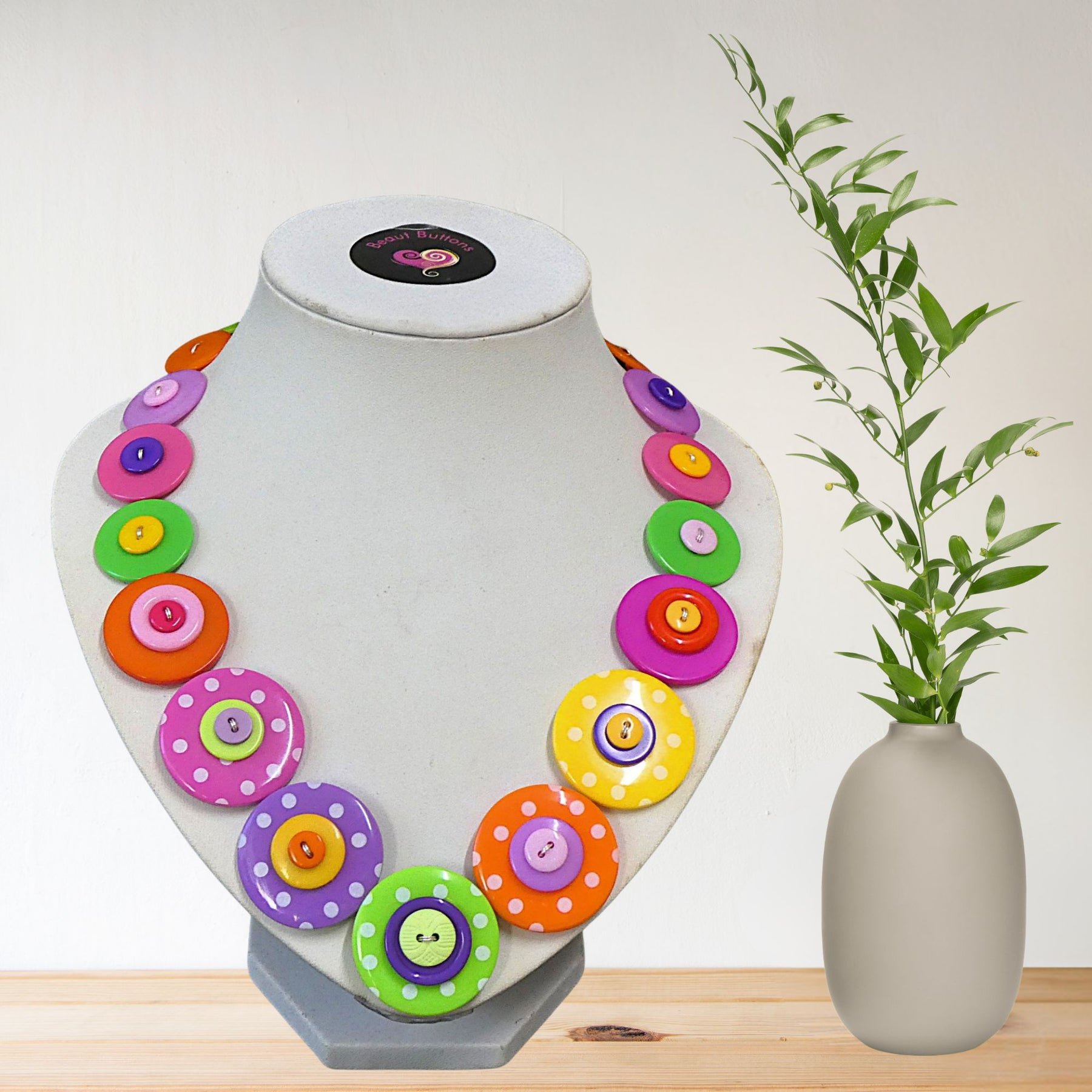 Button necklace - Tutti Frutti