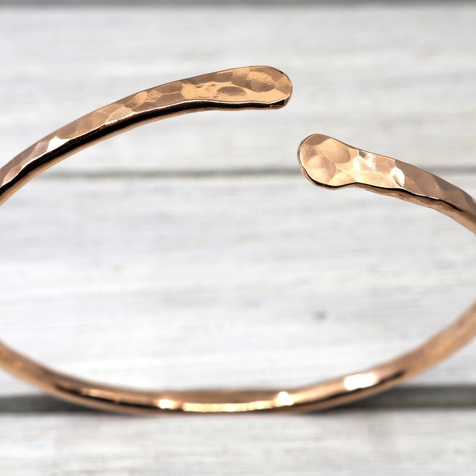 Bronze open bangle | Silver open bangle | Handmade bronze jewellery