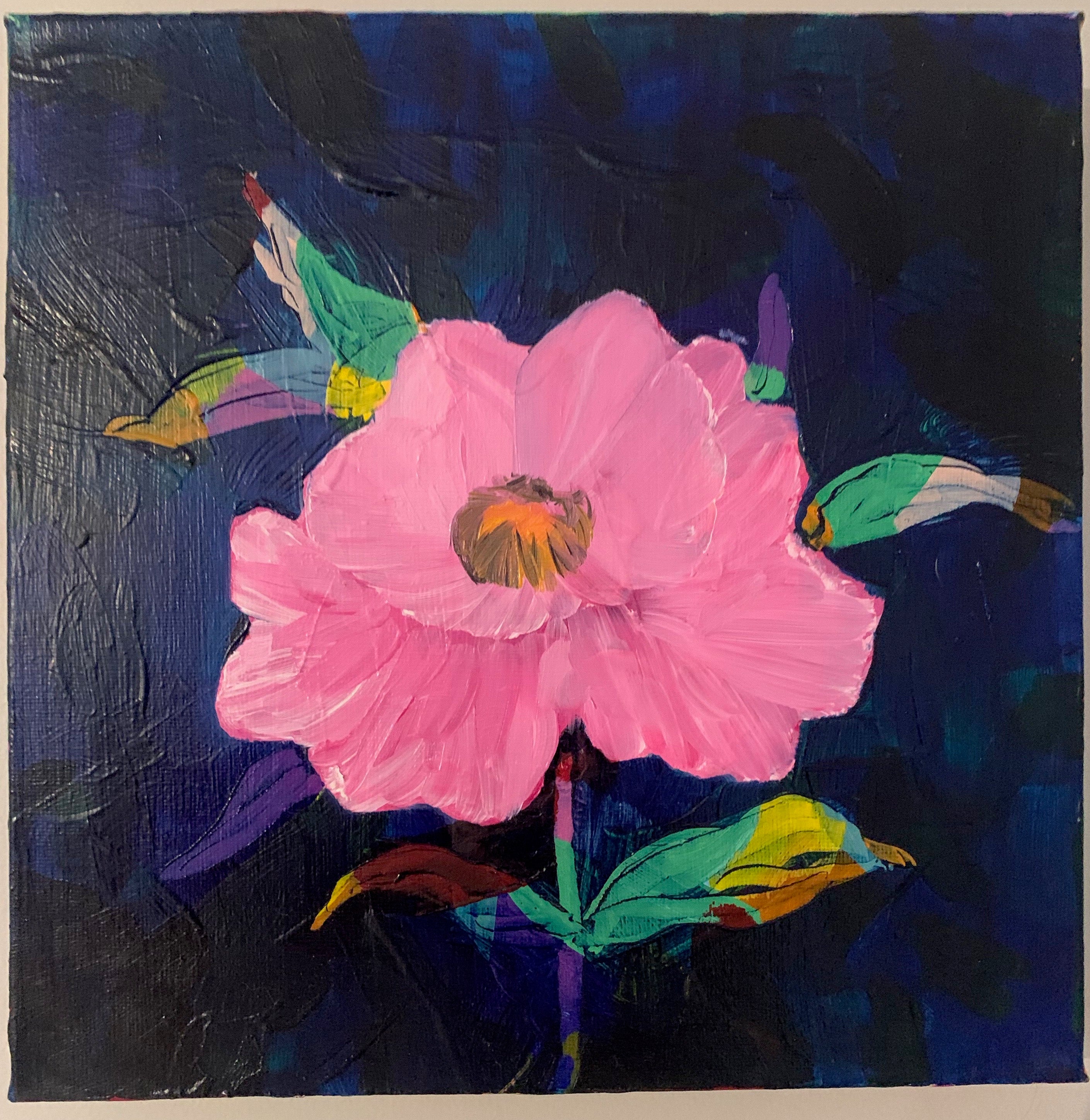 Be Yourself Flower Wall Art Original