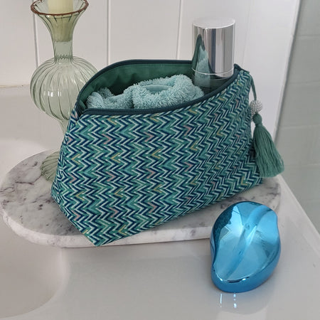Makeup or Cosmetic Travel Bag in Soft Abstract - Mother's Day Gift | Still.