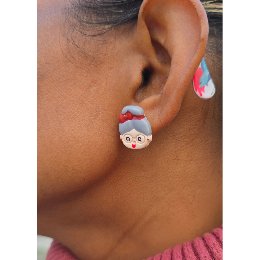 Mr & Mrs Claus Stud earrings
