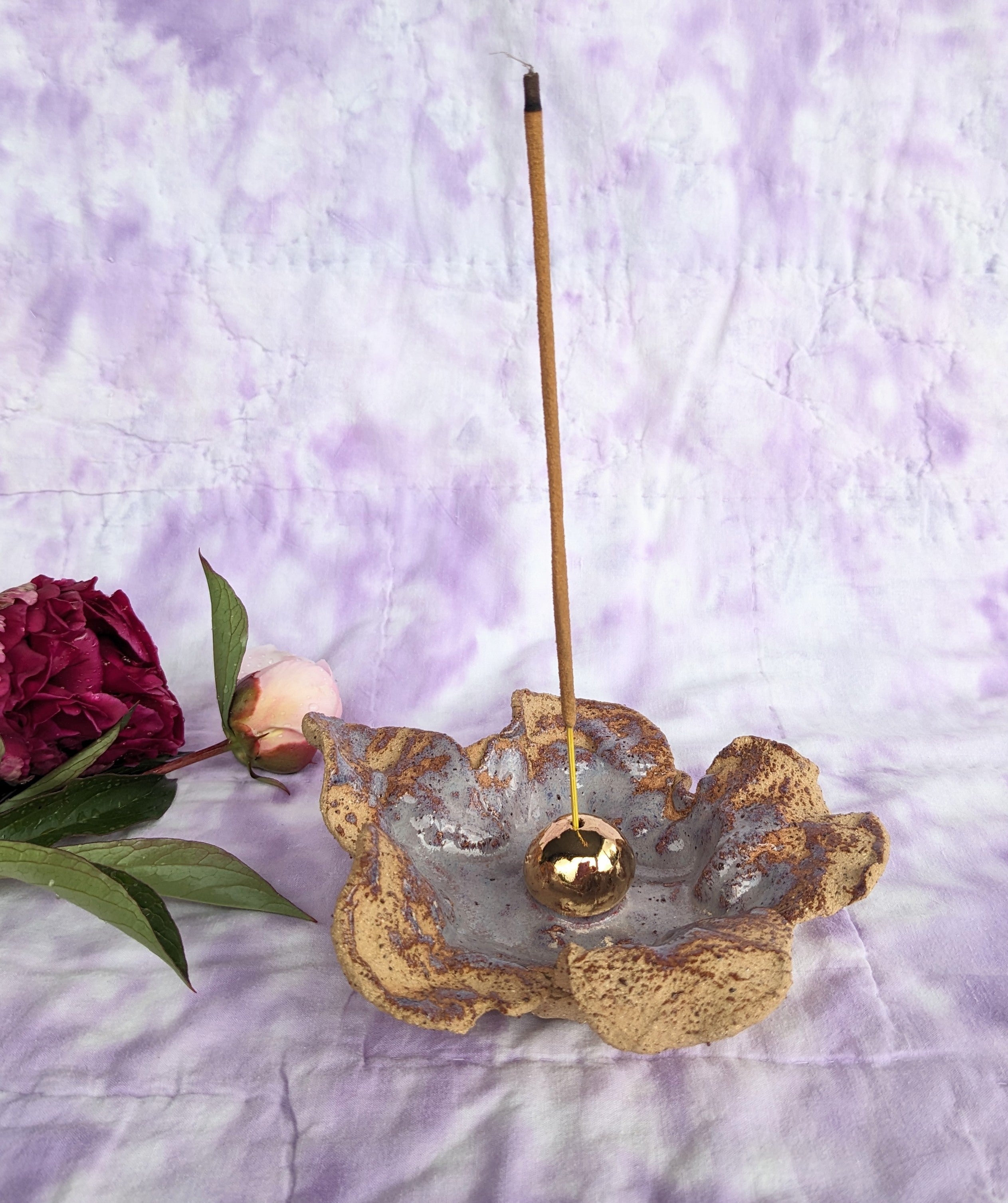 Ceramic Flower Insence Holder