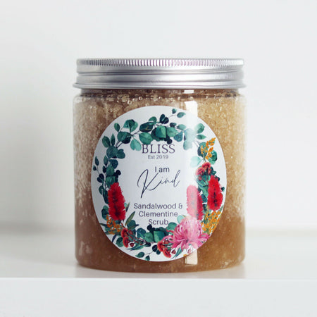 Sandalwood & Clementine Sugar Scrub - I am Kind