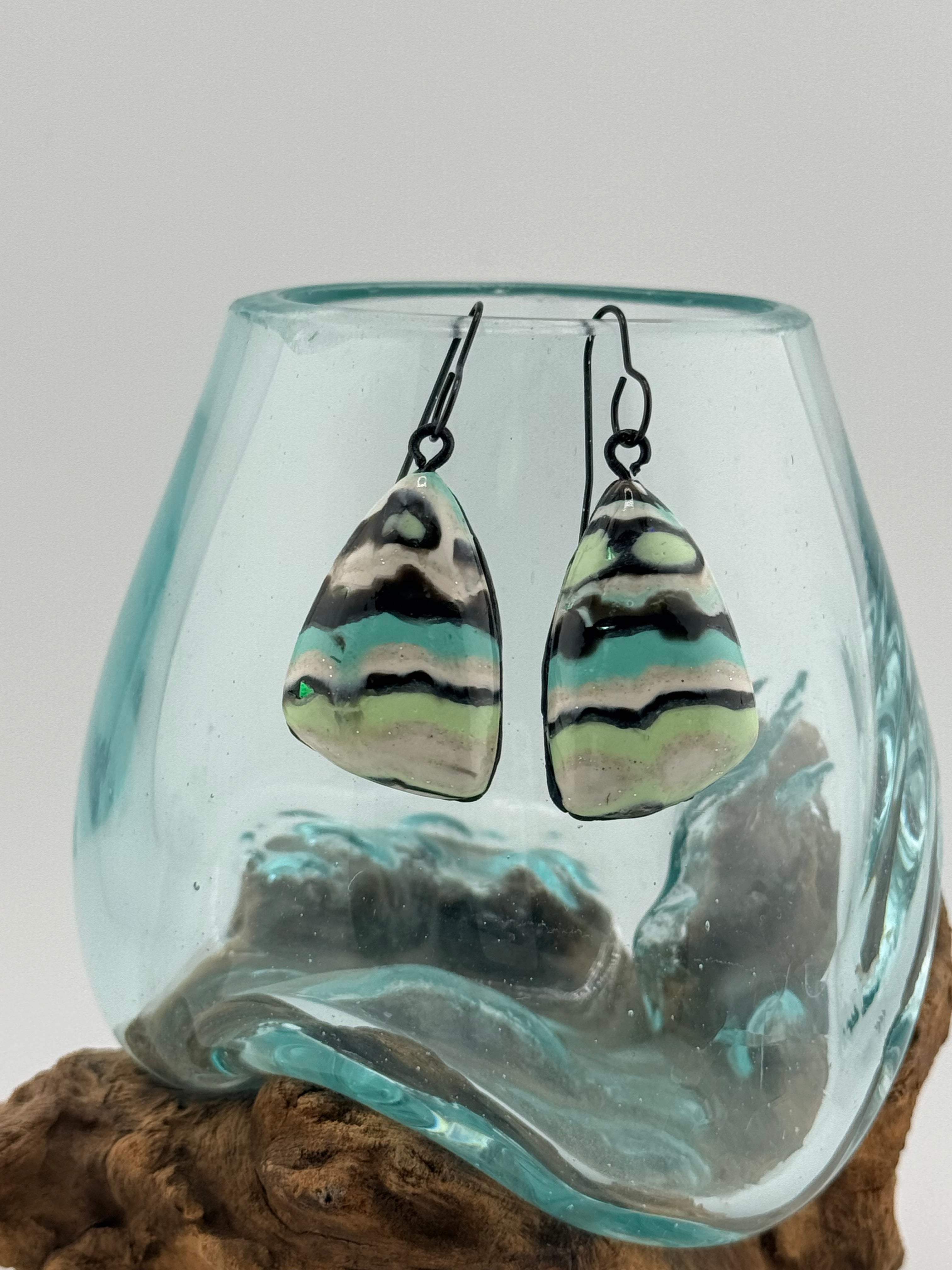 The Off Pattern Collection | Organic Shape Drop Earrings