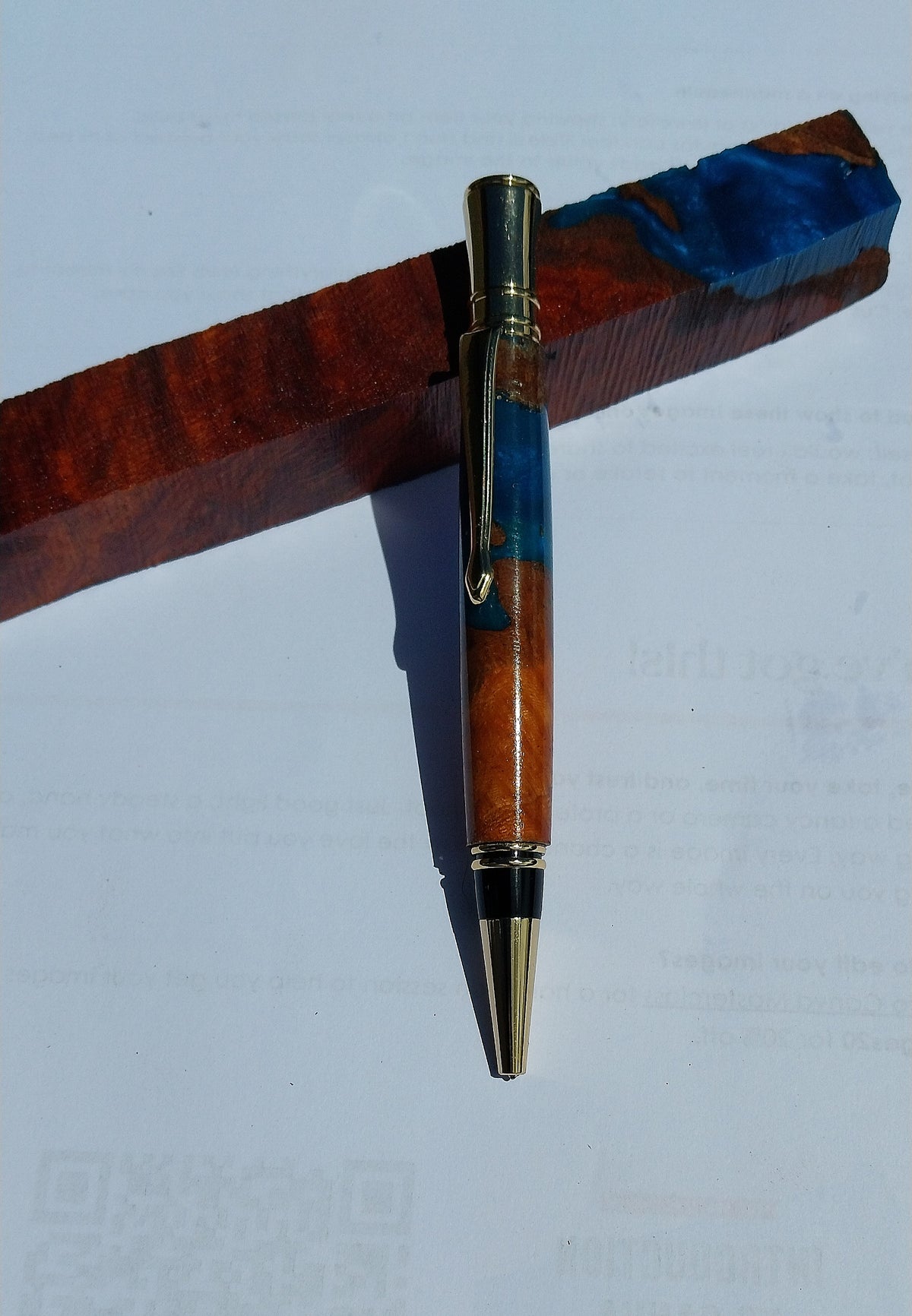 Handturned Sheoak Hybrid Executive Twist Pen