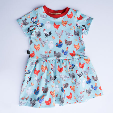 Heritage chicken organic cotton dress 2026-27