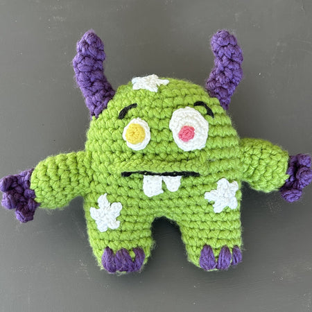 Monty the Comfort Monster with Glow Stars - Green