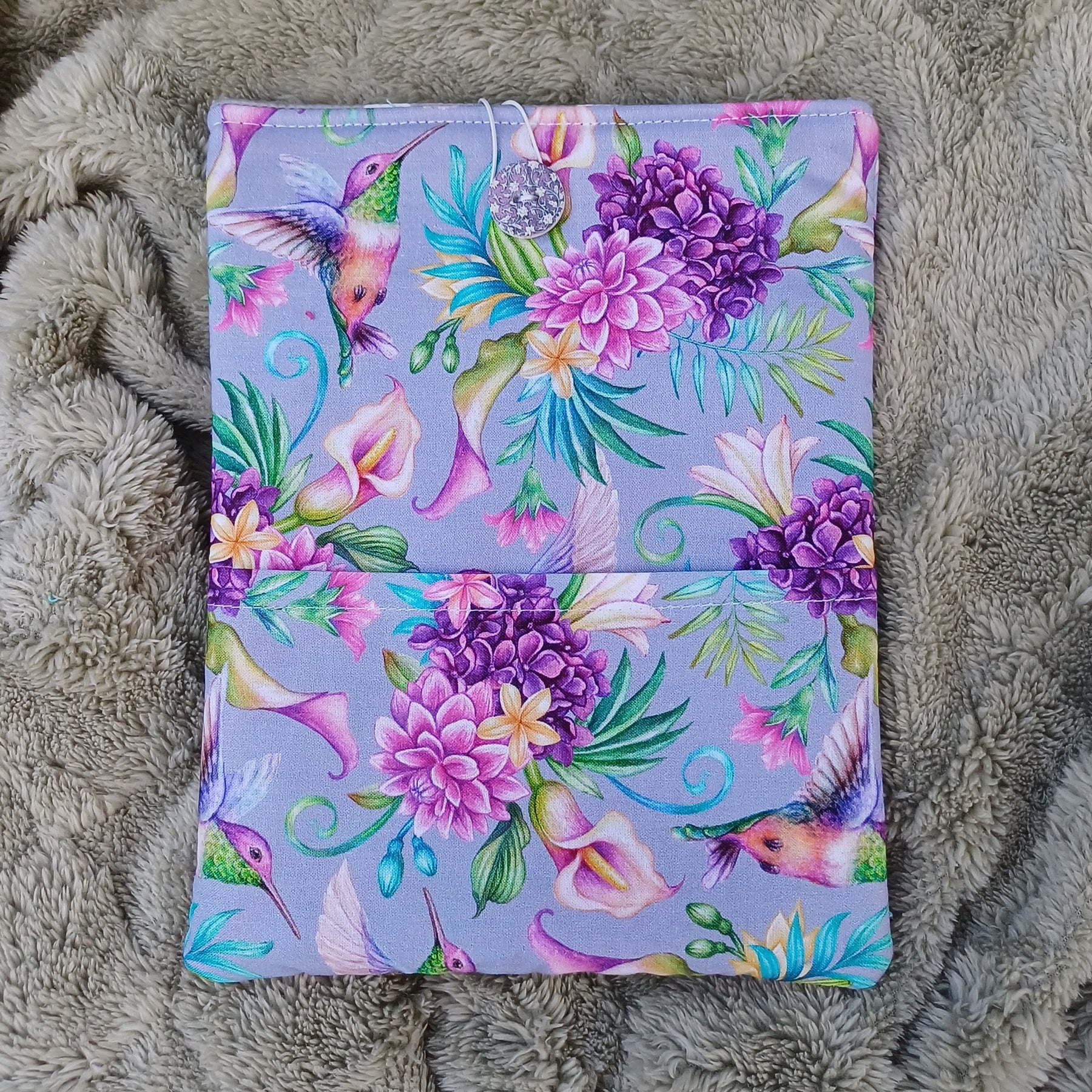 Humming Bird Design Book Sleeve for Small Paperback & A5 Notebooks
