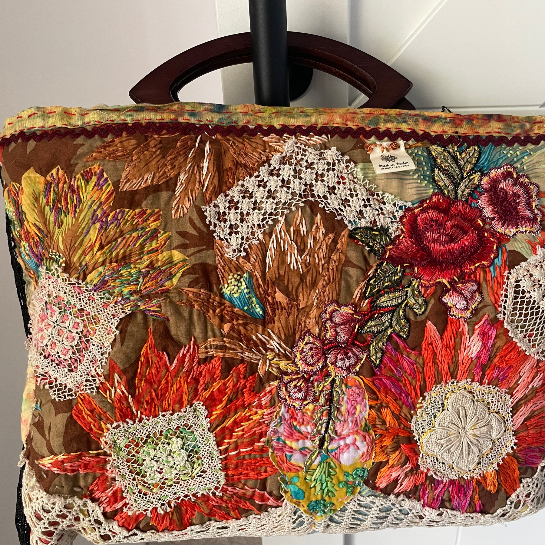 Madam Huber vintage bespoke large bag