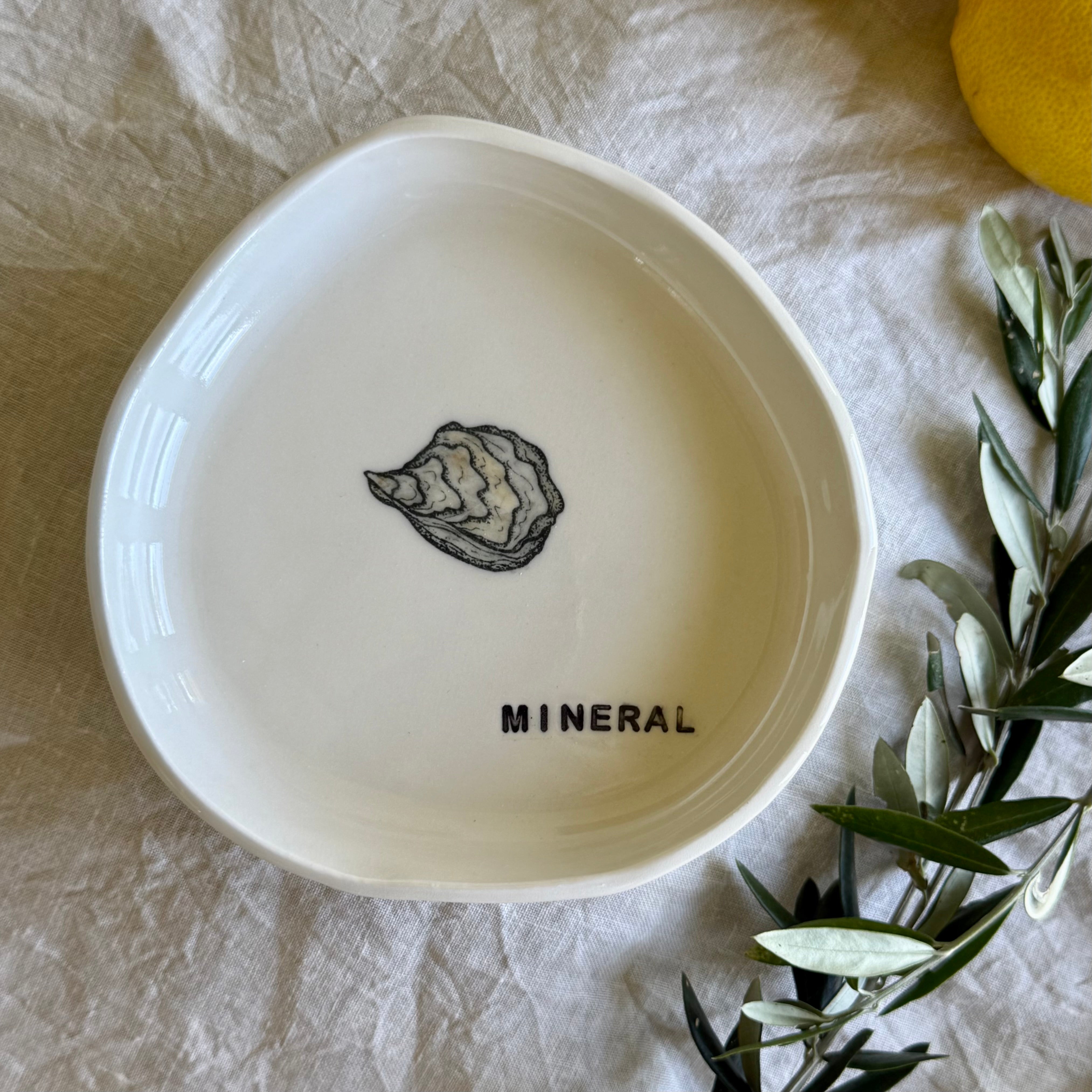 Handmade Porcelain Serving Plates | Gathered: Seafood Collection