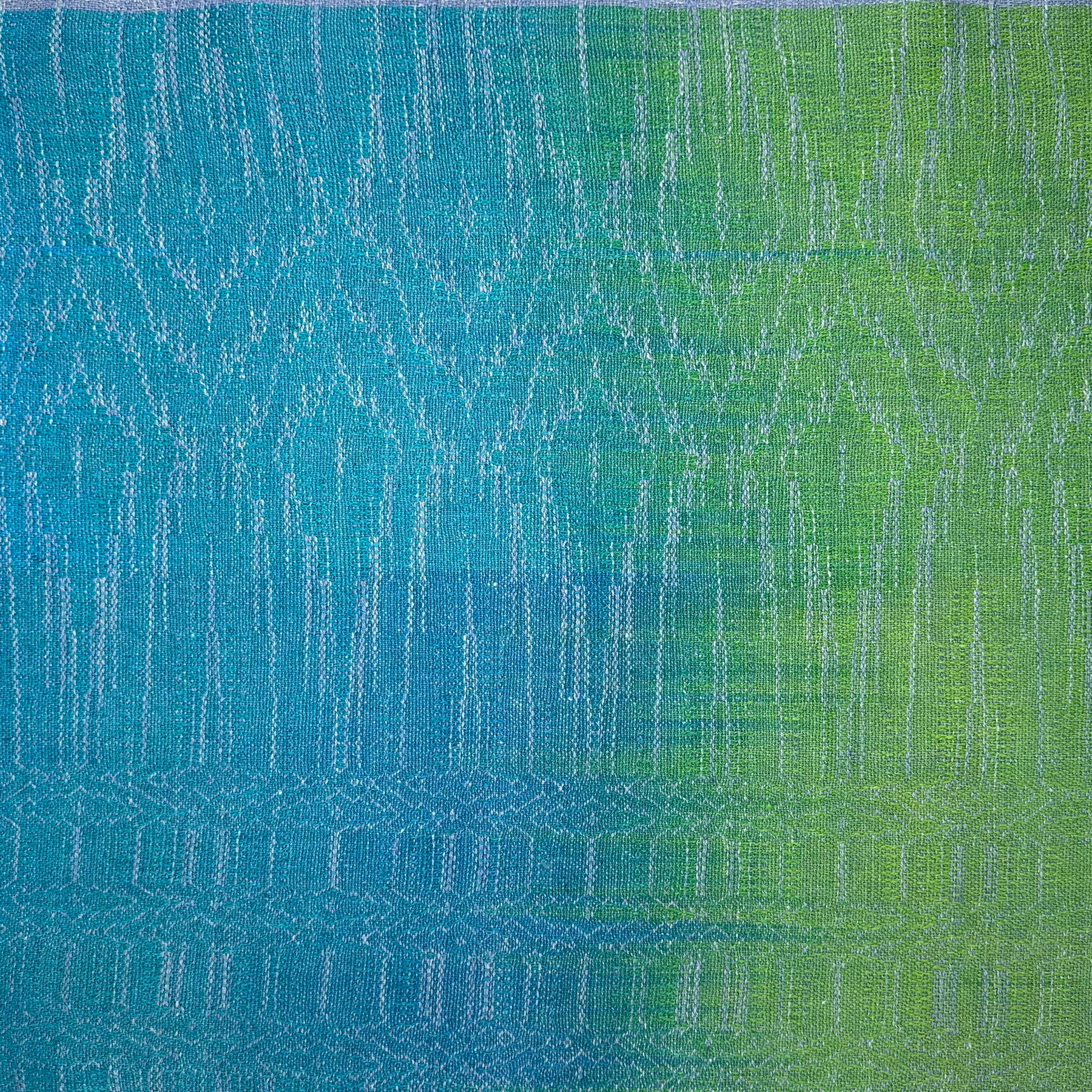 Hand-Dyed and Handwoven Linen/Cotton Tea Towels (Lilac Weft)