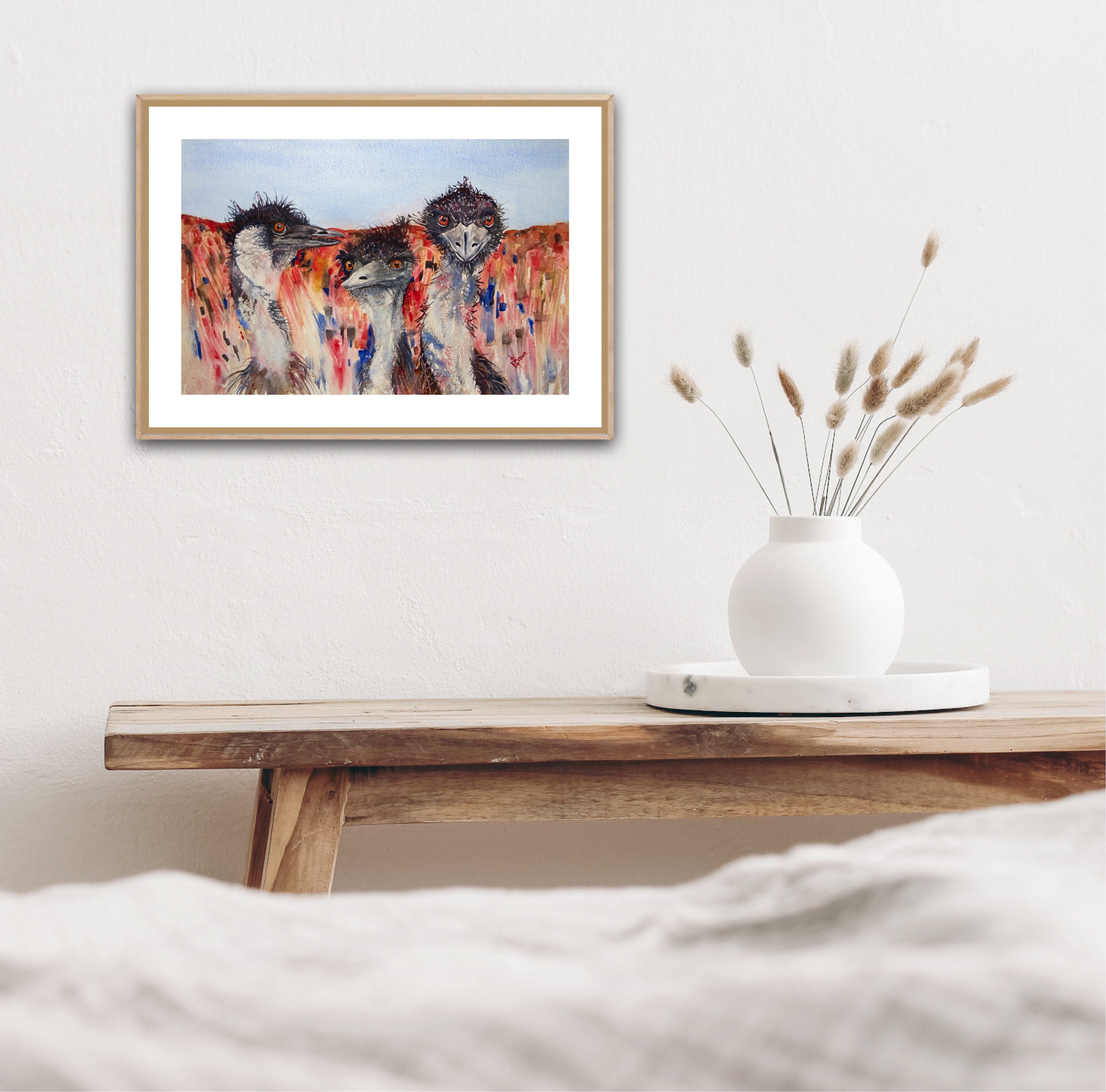 Flossie, Fred & Fitzy A3 Fine Art Print