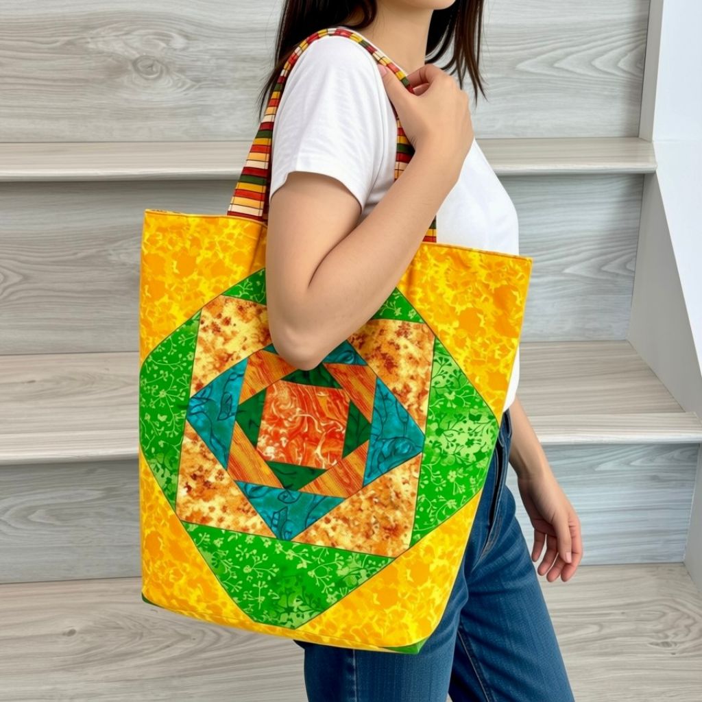 Sunburst Garden tote