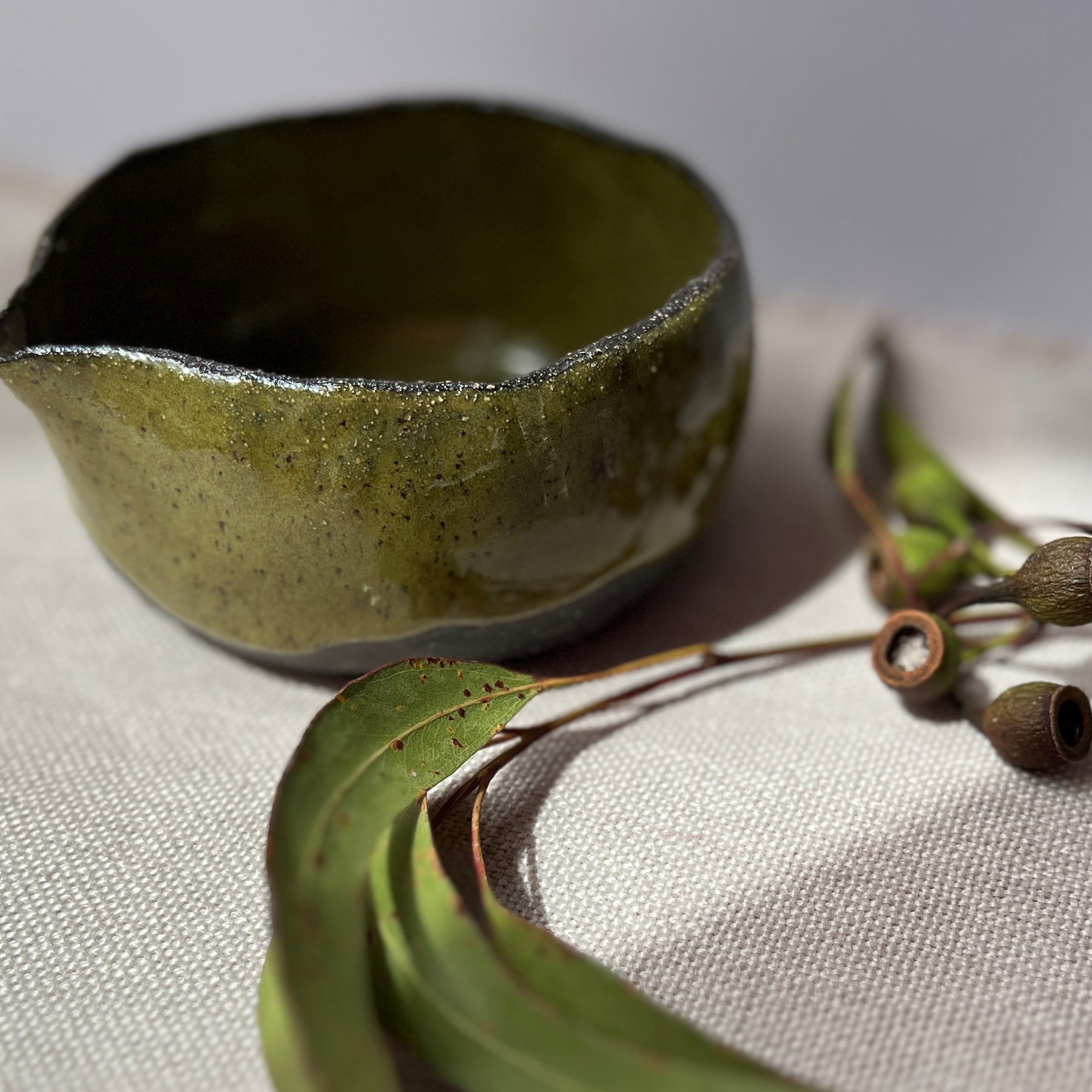 Handmade Matcha Set - Matcha Green Collection, Ceramic Bowl, Spoon, Bamboo Whisk
