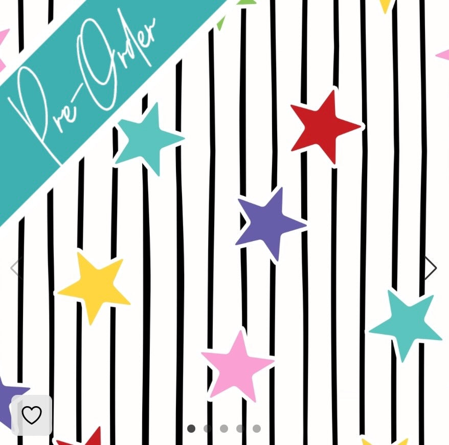 PRE-ORDER Water-resistant wet bags (Starlit Stripes - Creative Monsoon)