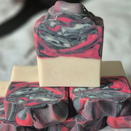 Handmade - 2 x Violet Patchouli Vegan Soap Bars
