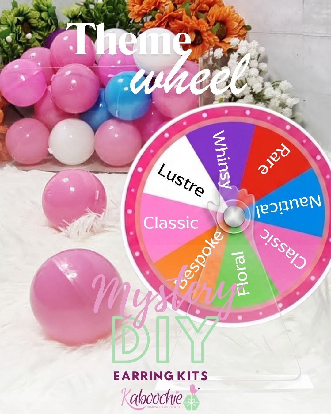 Mystery DIY Earring Kit, Curated Bead Capsule Surprise + Lucky Bonus Gift