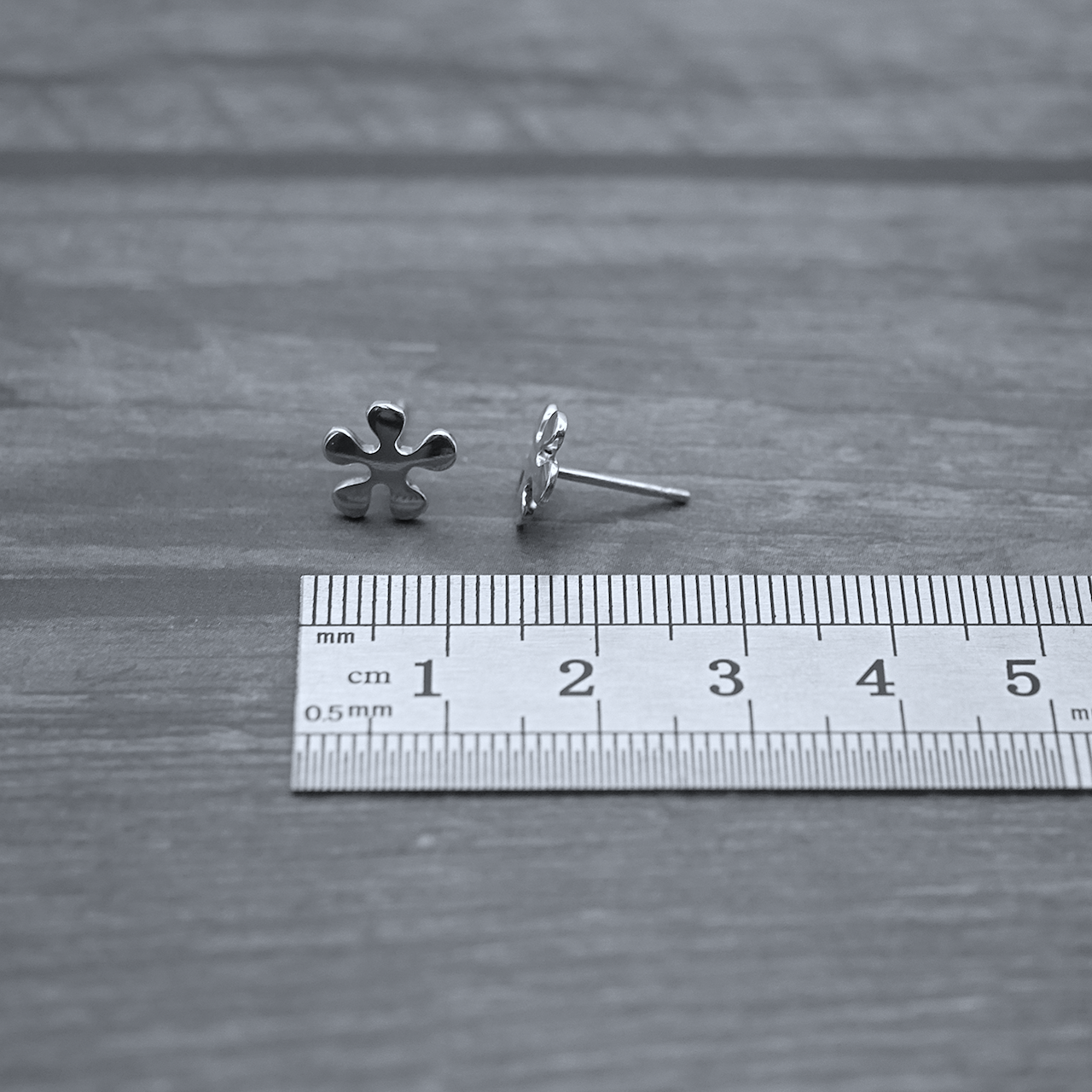 Splat Studs - Handmade Sterling Silver Stud Earrings