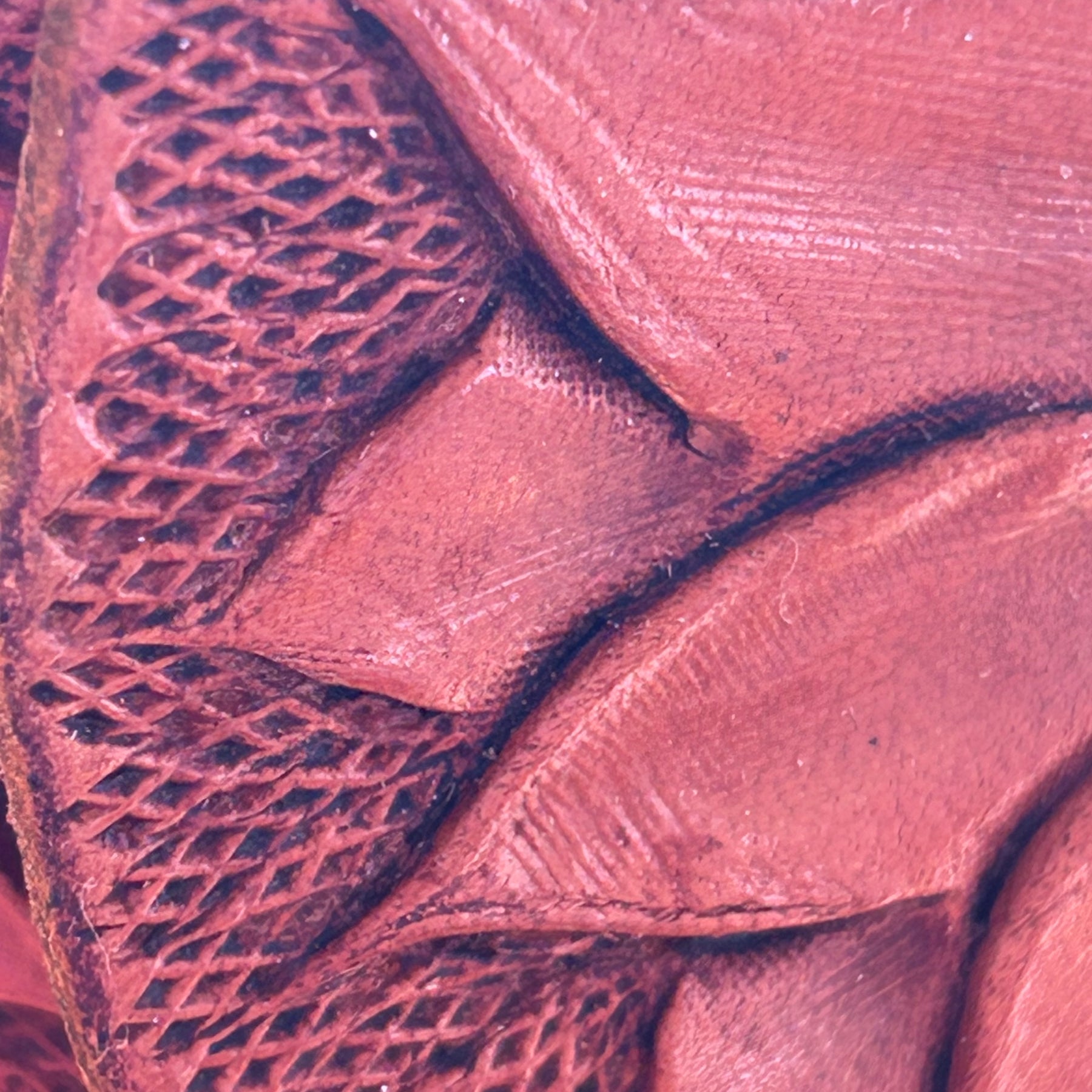 Leather Sunflower Earrings