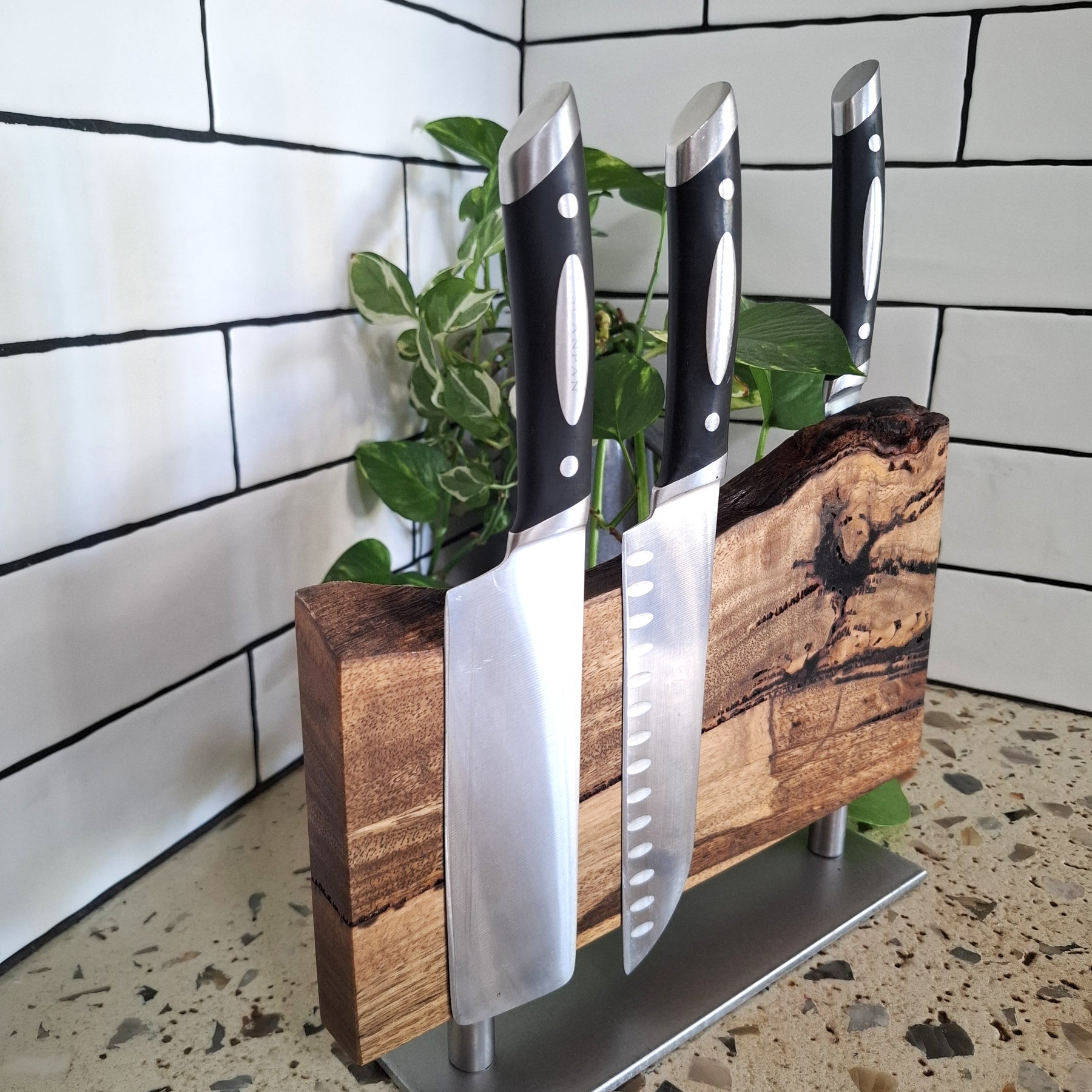 Handmade Australian Magnetic Knife Block