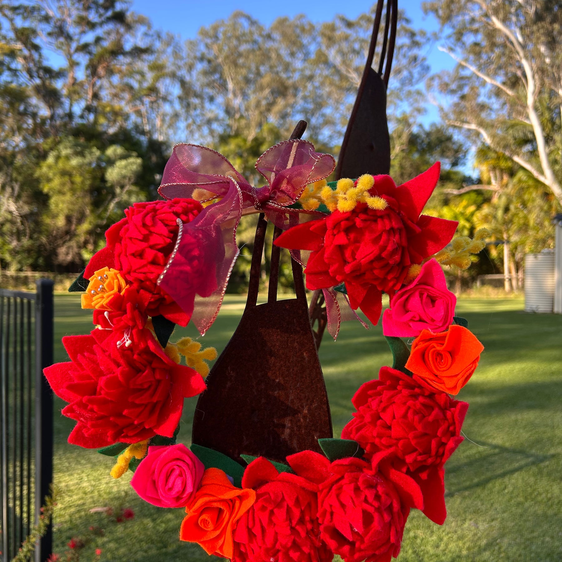 Aussie Wildflower Christmas Wreath