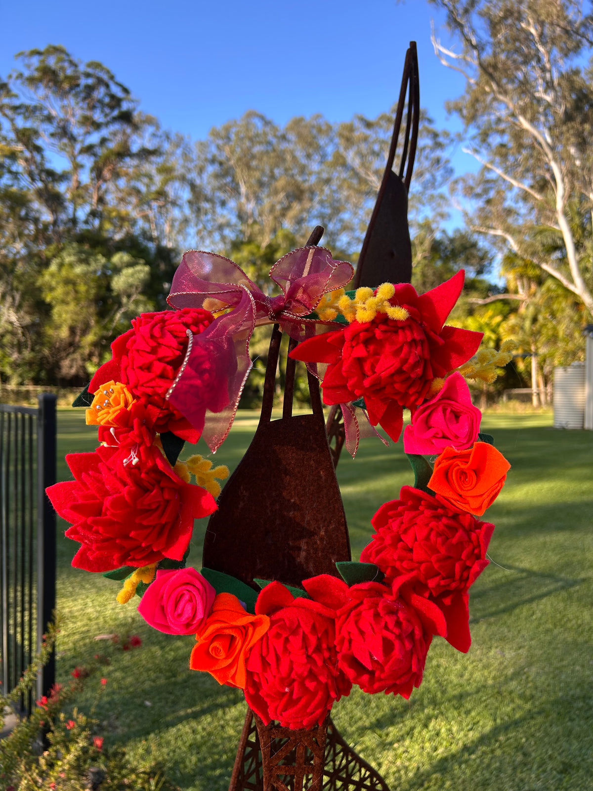 Aussie Wildflower Christmas Wreath