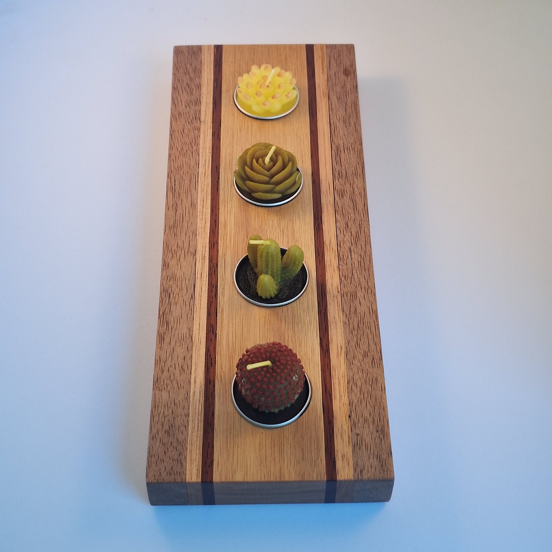 Handmade Timber Tea Light Candle Holders