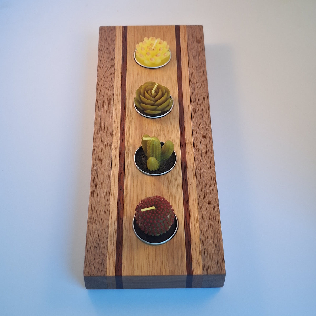 Handmade Timber Tea Light Candle Holders