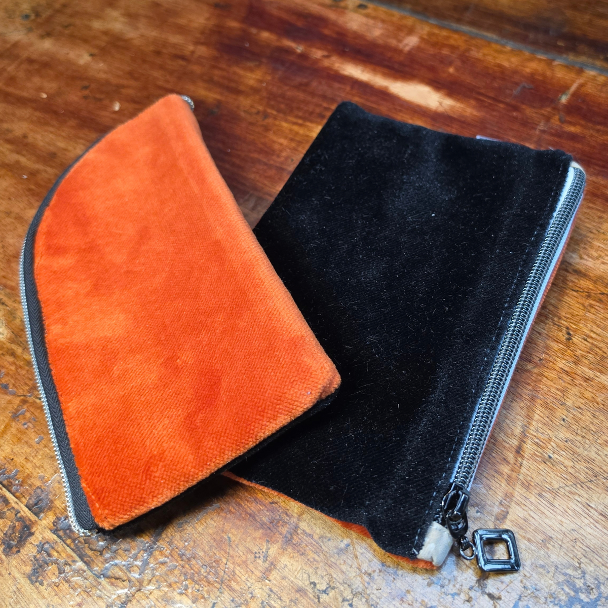 Duo Pack: Upcycled Glasses Case and Zipper Pouch