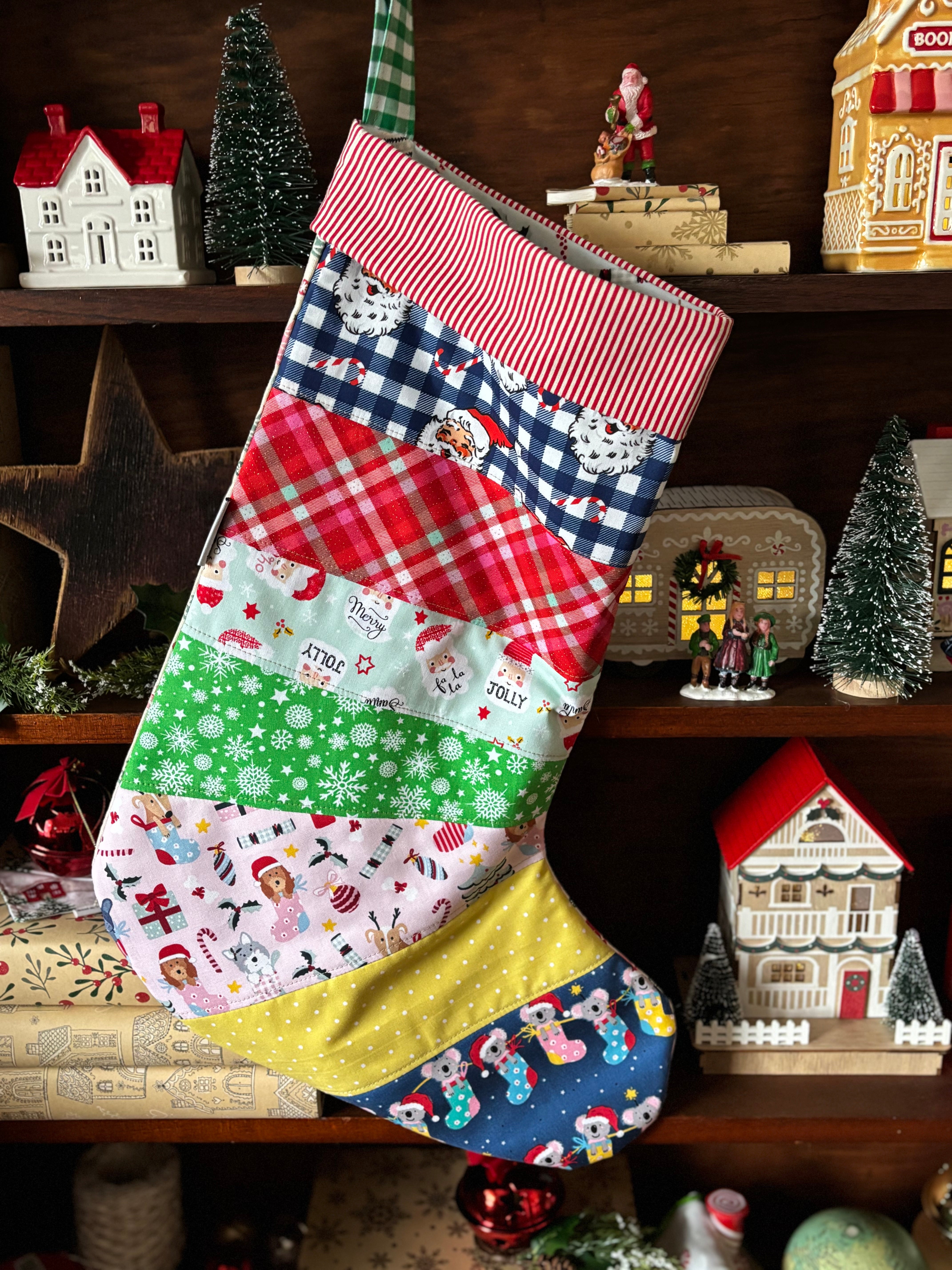 Christmas Santa Stocking Large Size