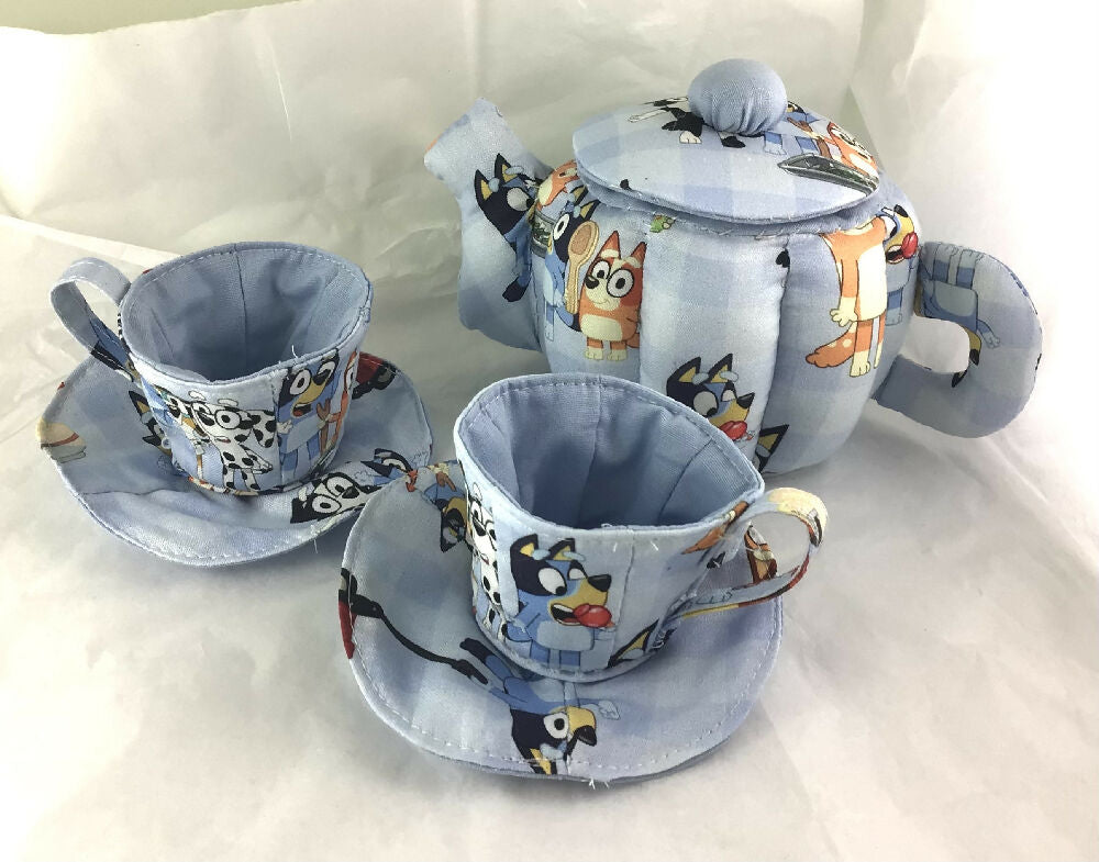 My First Teaset Bluey licenced print fabric