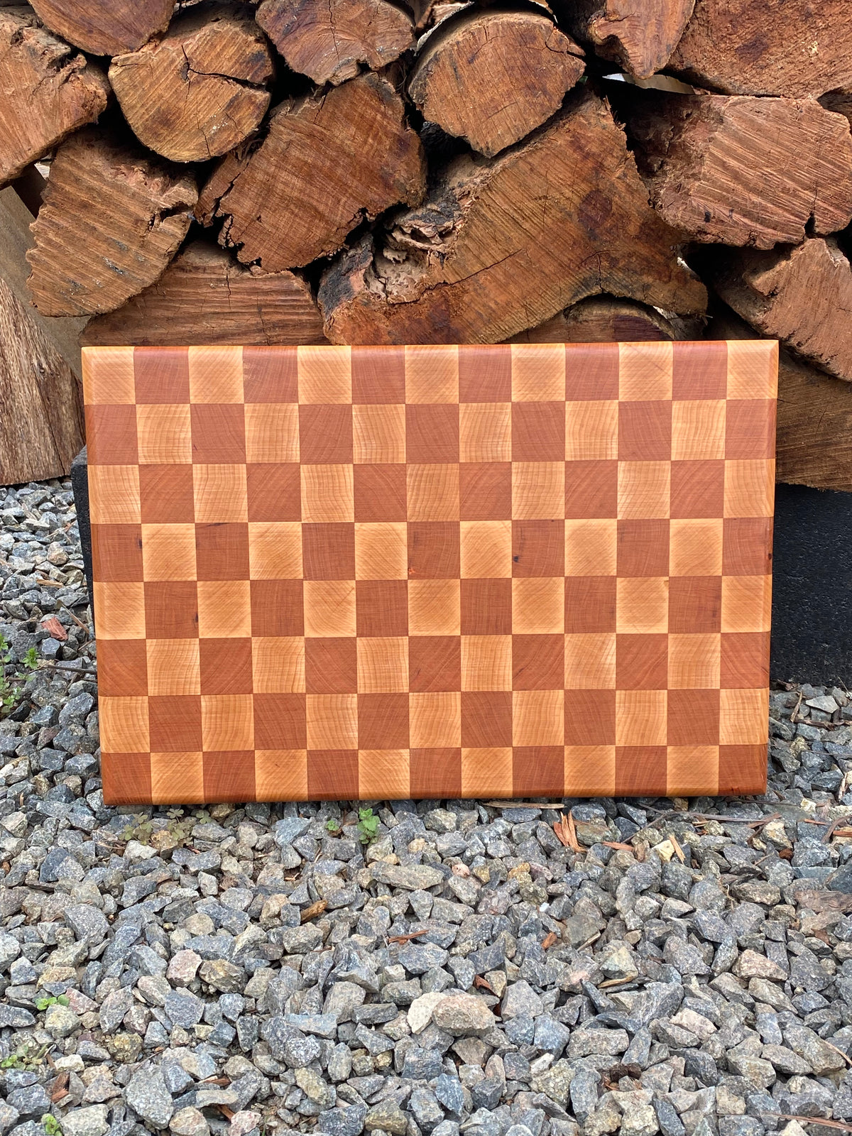 Handcrafted (Chess Board Pattern) Chopping Board