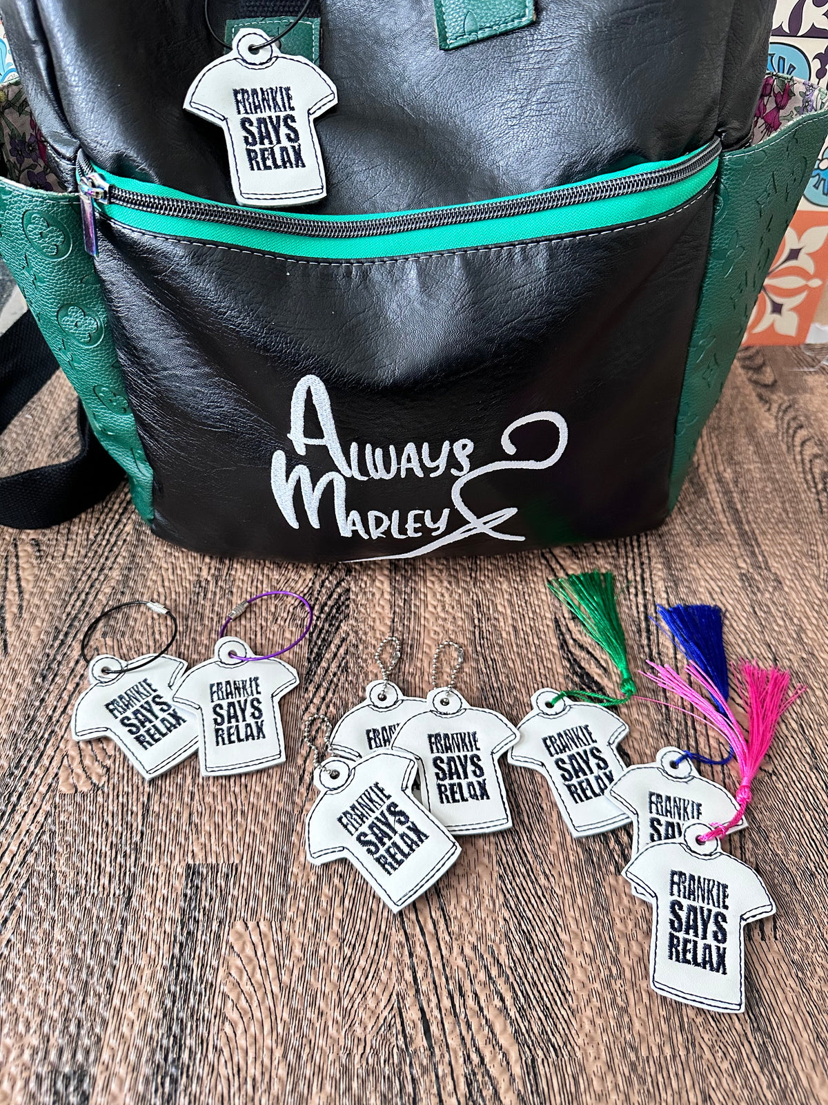 Relax bag tag / book mark