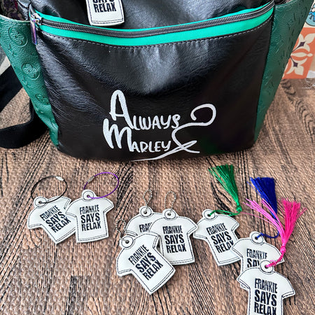 Relax bag tag / book mark