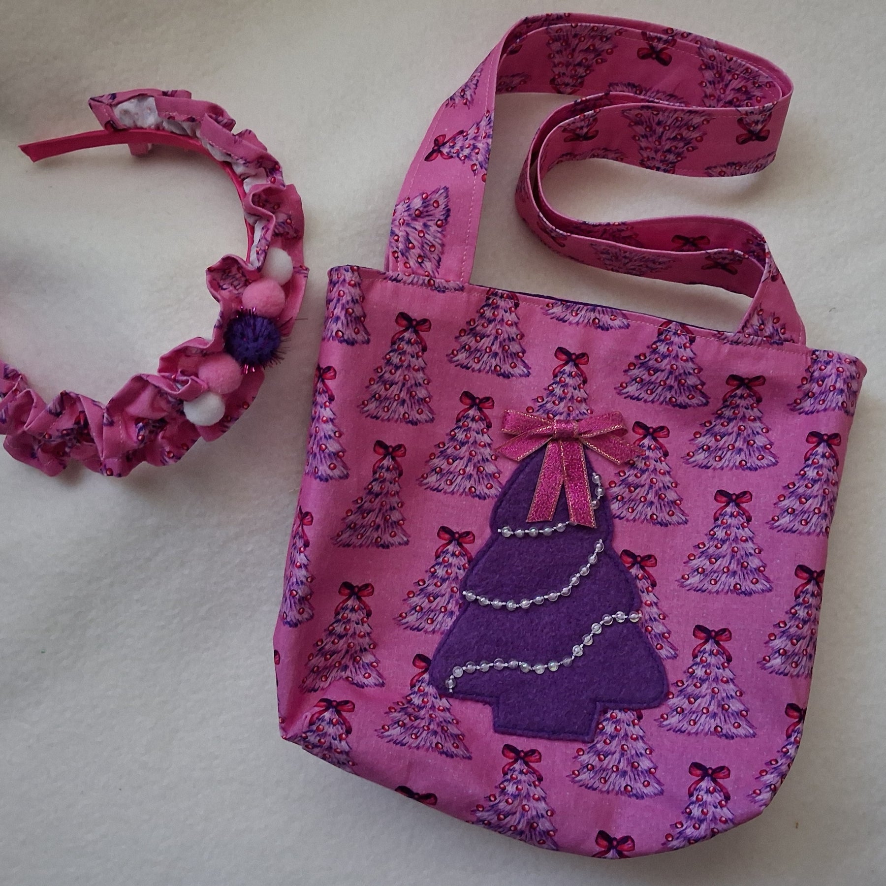 Children's Christmas Handbag & Headband