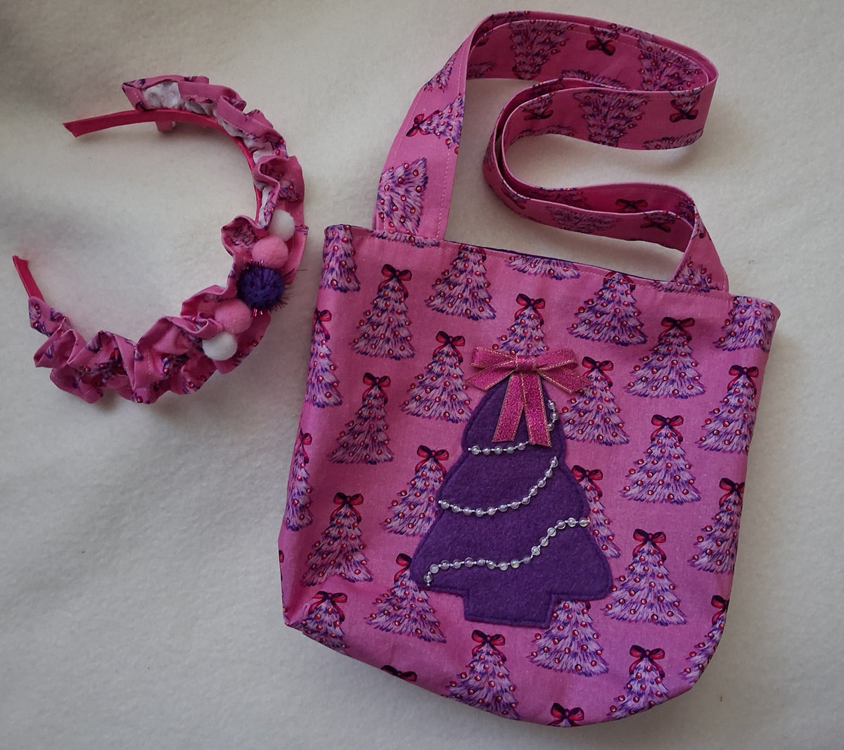 Children's Christmas Handbag & Headband