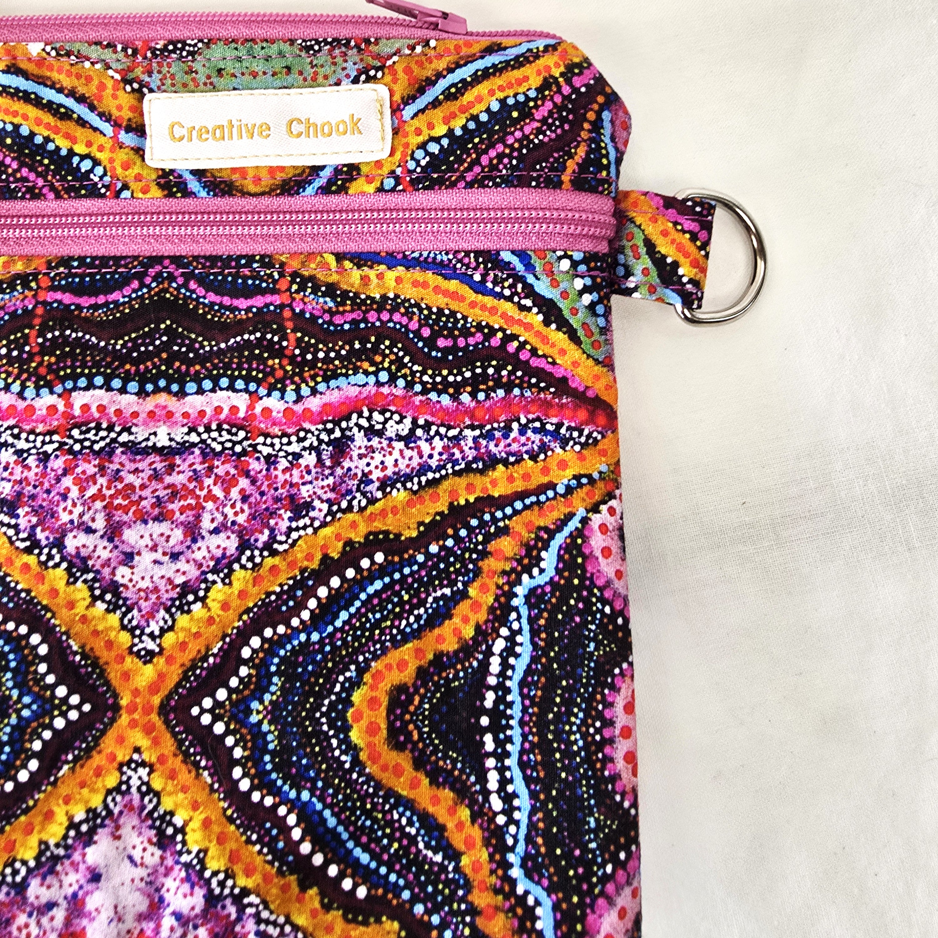 Handmade | Pencil Case | Double Zippered | Indigenous Design