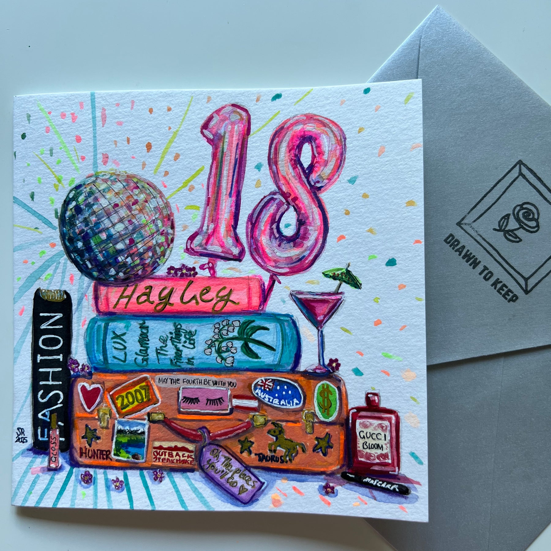 Custom watercolour | Personalised Gift | Still Life Story