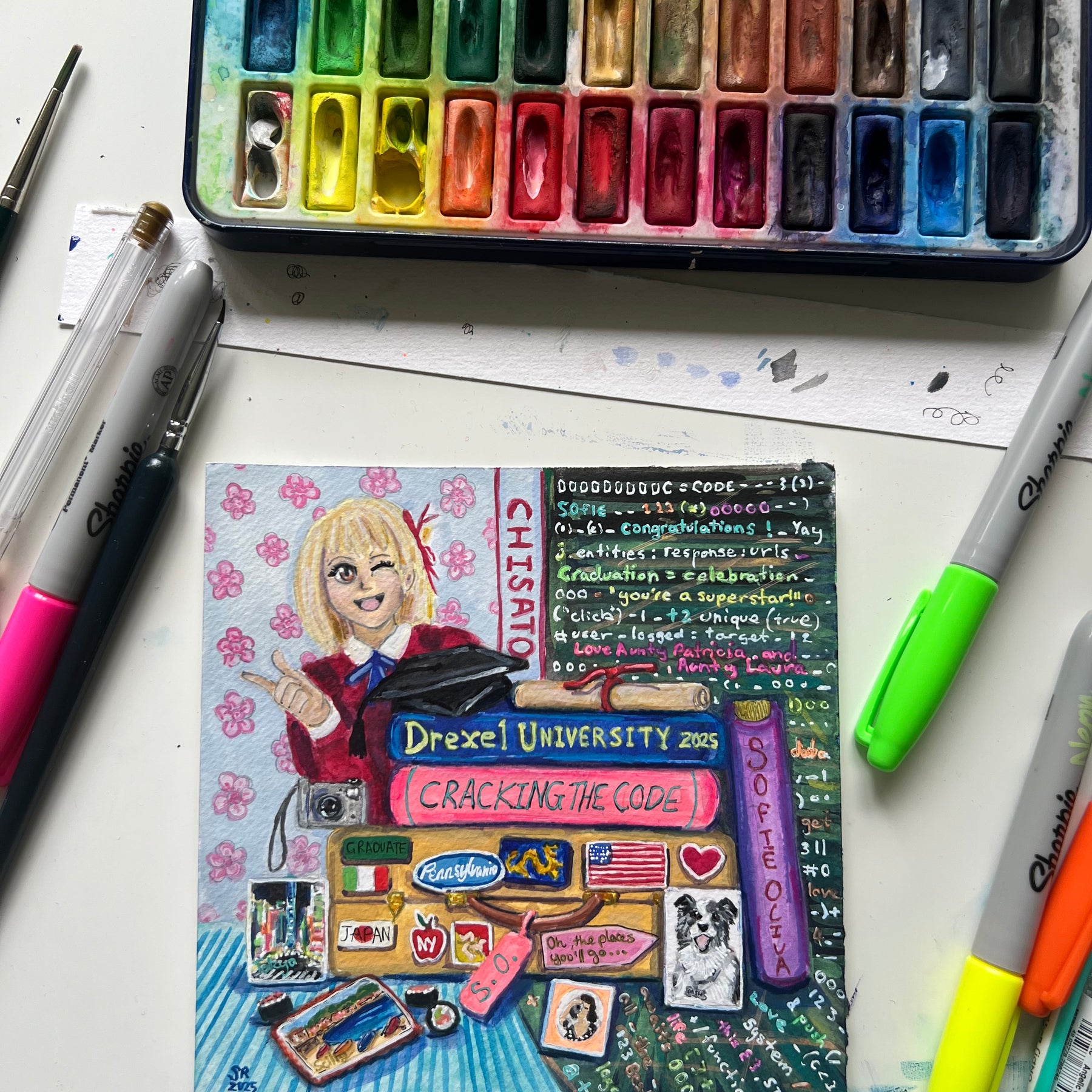 Custom watercolour | Personalised Gift | Still Life Story